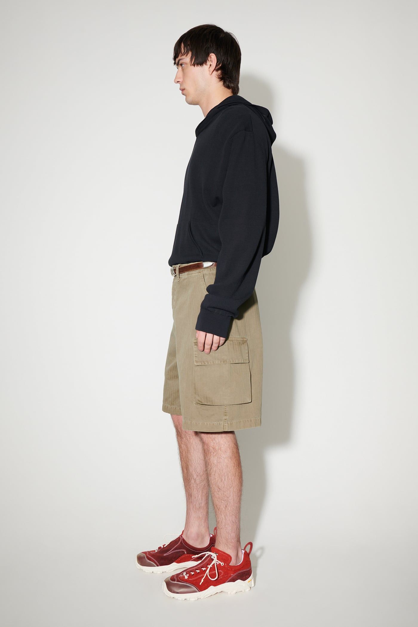 Our Legacy SS24 Our Legacy Mount Shorts Uniform Olive Herringbone $440 Size US 34 / EU 50 - 7 Thumbnail