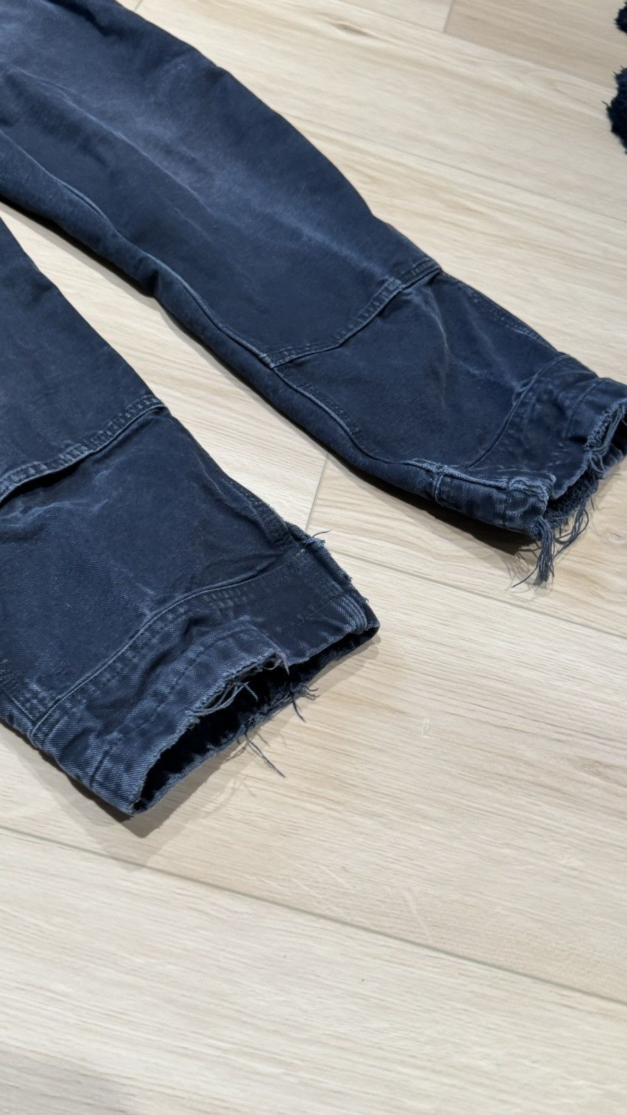 Carhartt Carharrt double knee carpenter overalls pants distressed Size US 32 / EU 48 - 9 Thumbnail