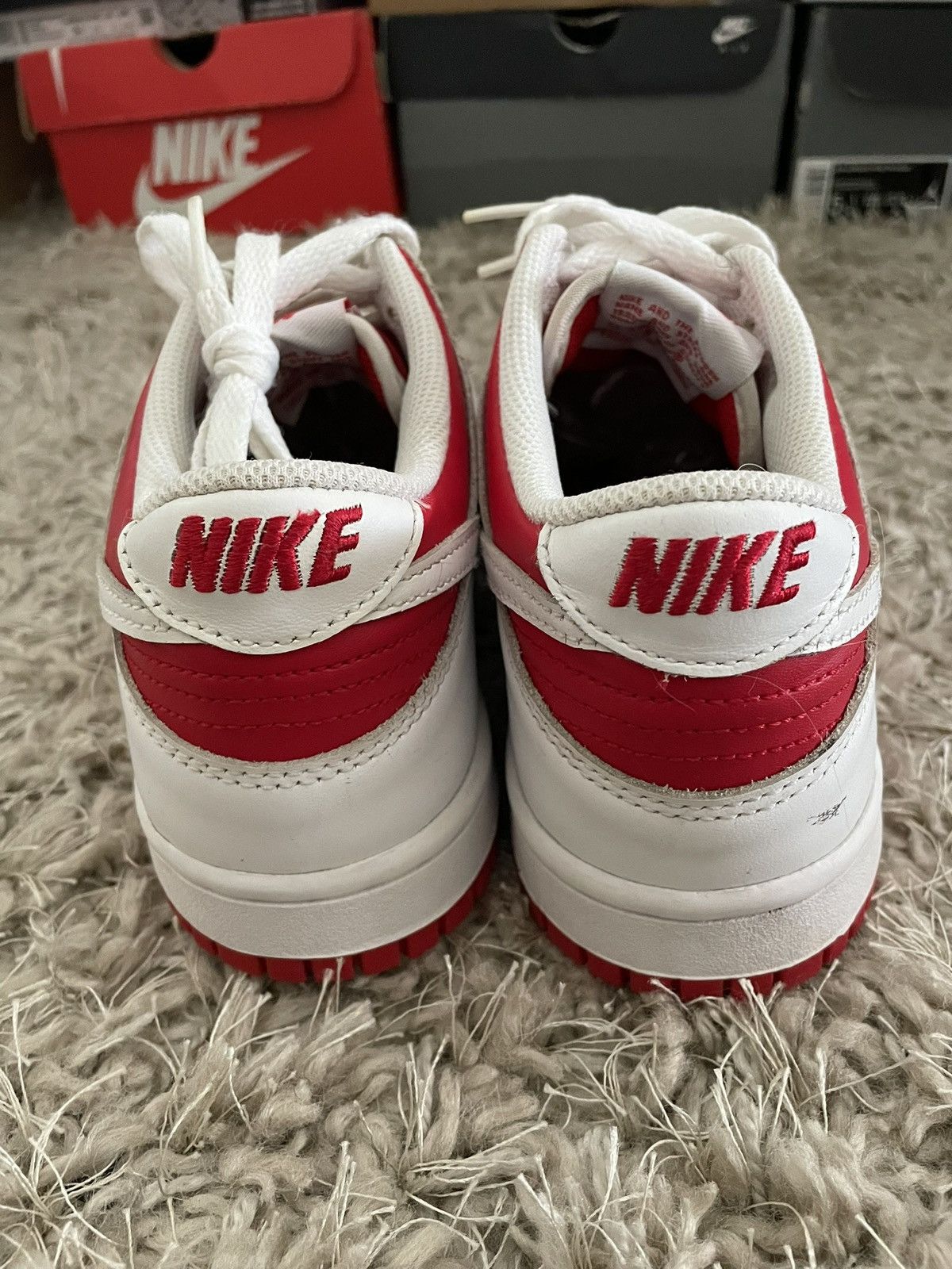 Nike Nike Dunk Low Championship Red Size US 7 / EU 40 - 6 Thumbnail