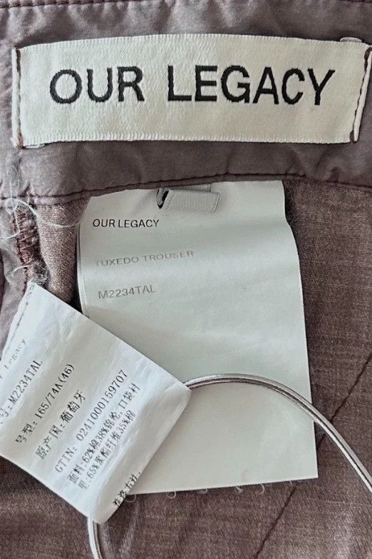 Our Legacy Our Legacy size46 Straight pleated cotton blended trousers Size US 44 / EU 60 - 4 Thumbnail