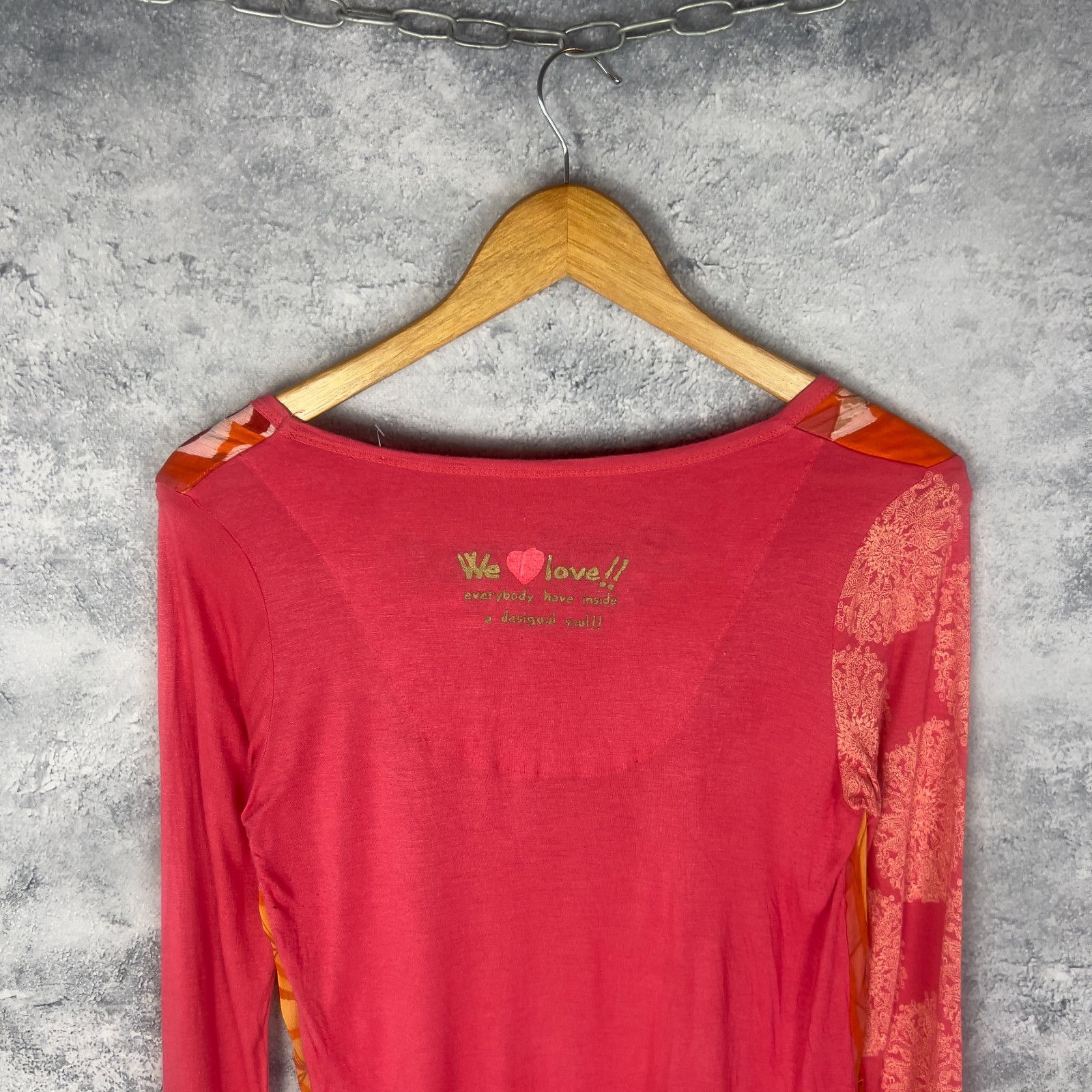 Desigual Desigual Women's Blouse Size S Multicolor Long Sleeve ` Size S / US 4 / IT 40 - 10 Thumbnail