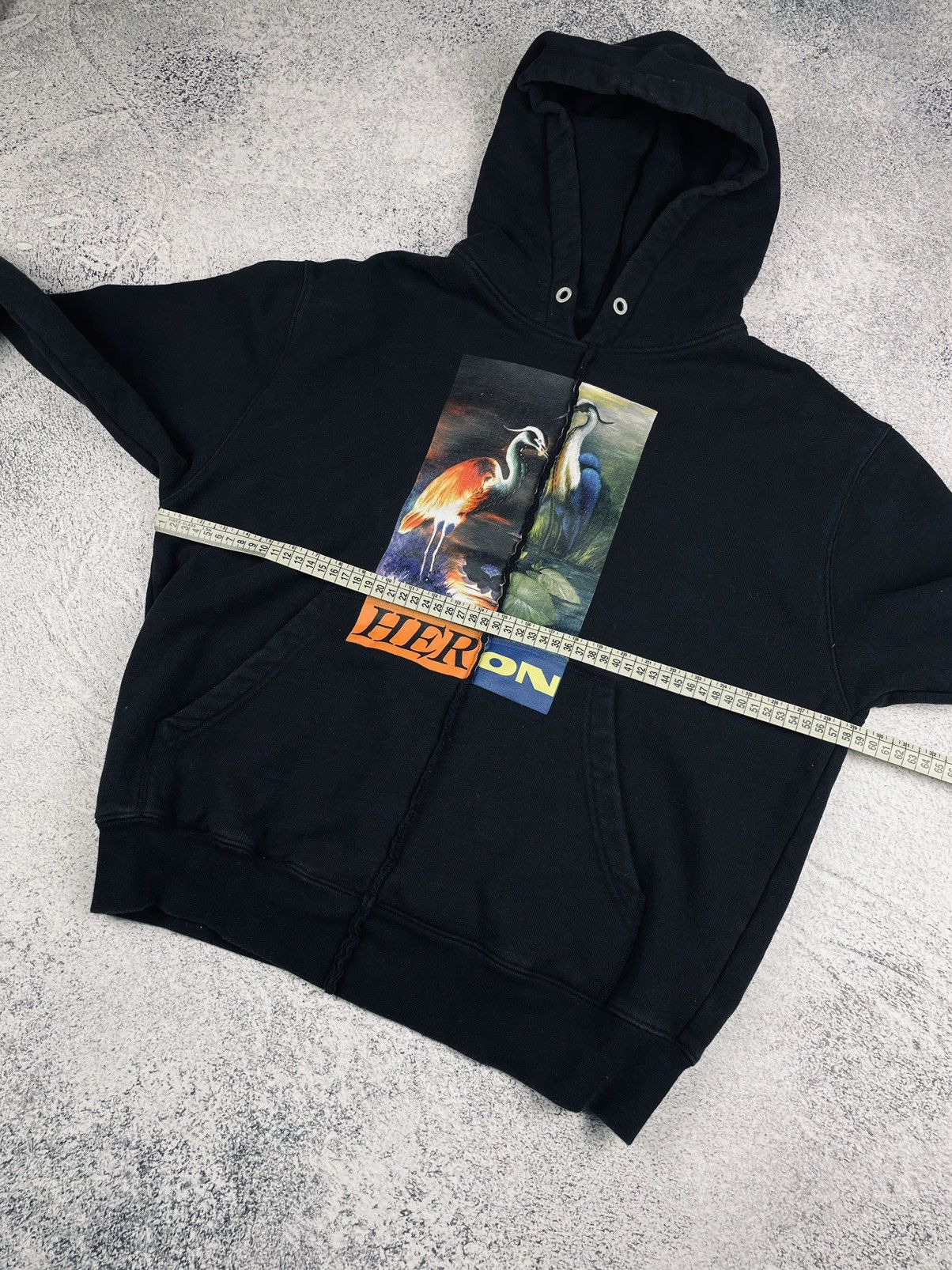 Heron Preston Rare! HERON PRESTON Split Herons Graphic Hoodie Black Size S Size US S / EU 44-46 / 1 - 23 Thumbnail