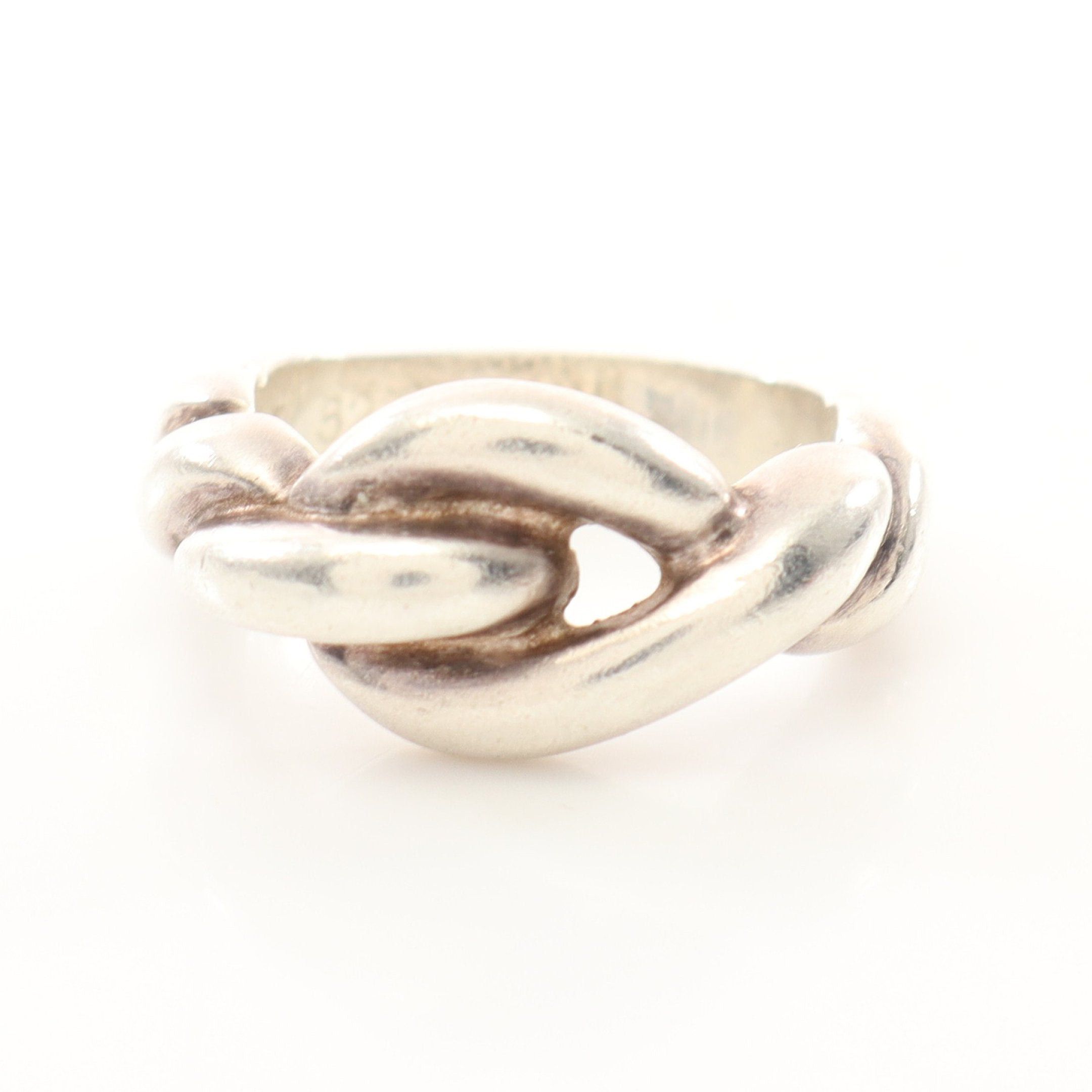 Hermes Hermes Torsade Twist Ring Ag925 Silver Size ONE SIZE - 1 Thumbnail