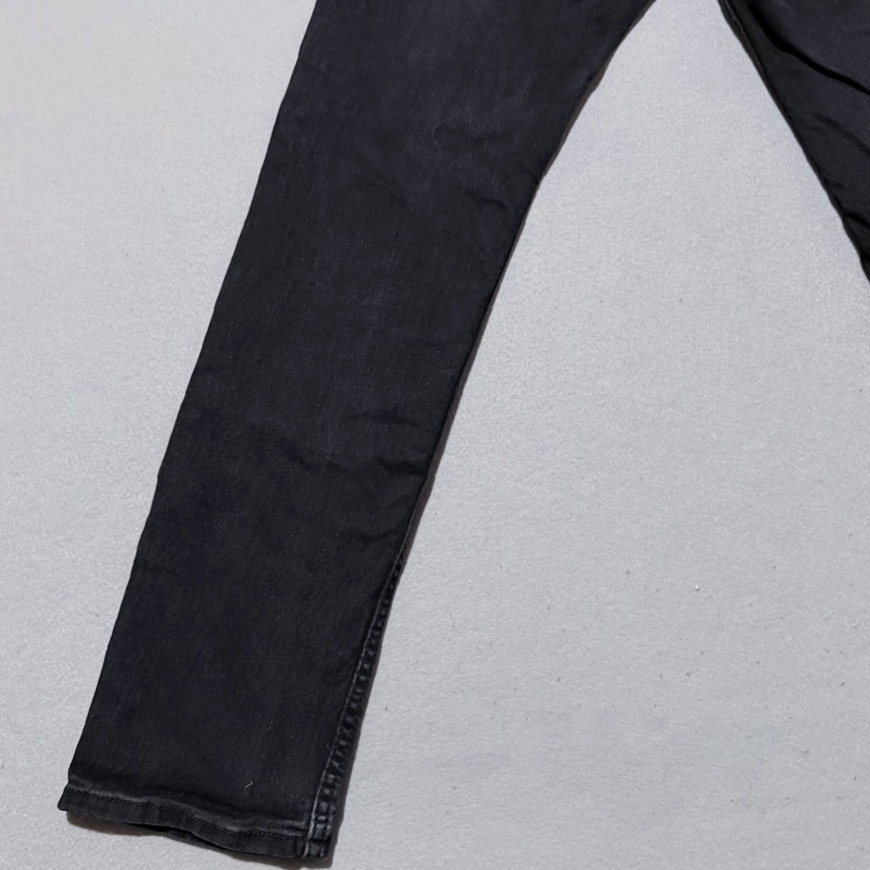Levi's Denizen By Levi's Jeans Men Slim 30x30 Black Denimus 5-Pocket Low Rise Straight Size US 30 / EU 46 - 7 Thumbnail