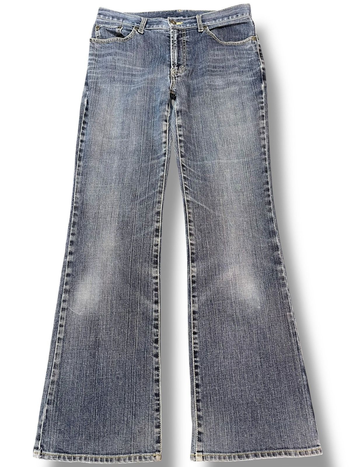 Jun Takahashi × Uniqlo Vintage Uniqlo Flare Boot Cut Denim Size US 31 - 1 Thumbnail