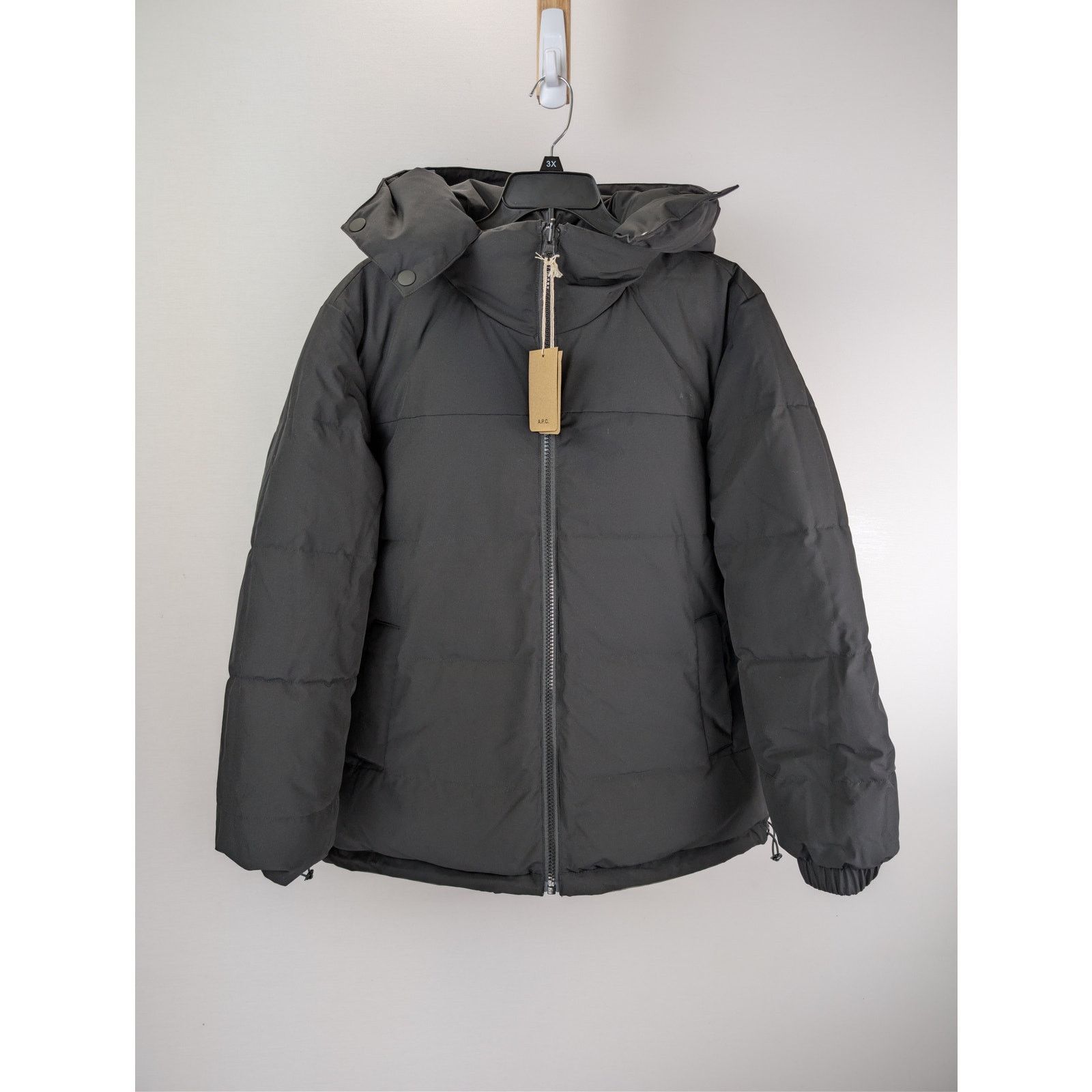 A.P.C. o1rshd1 Reversible Doudoune Sam Hoodie Jacket Kaki Military Size US L / EU 52-54 / 3 - 2 Thumbnail