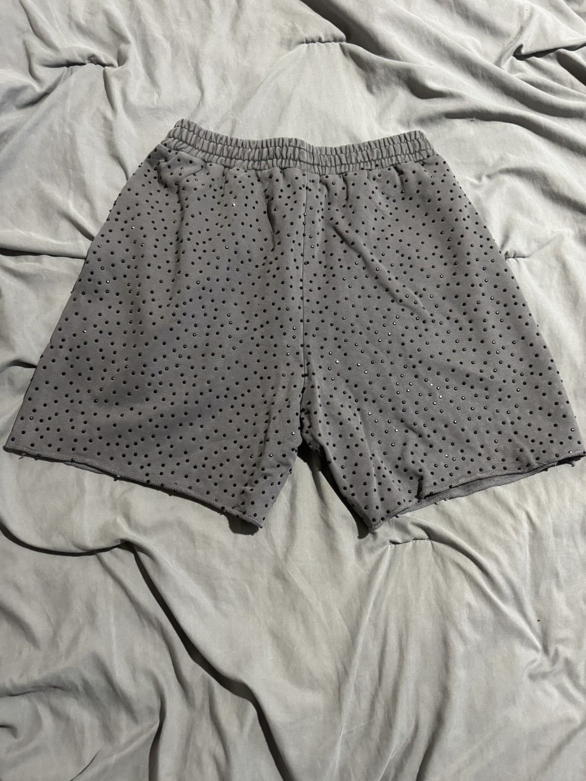 Saint Vanity Saint Vanity VVS Logo Shorts Washed Black Size US 34 / EU 50 - 7 Thumbnail