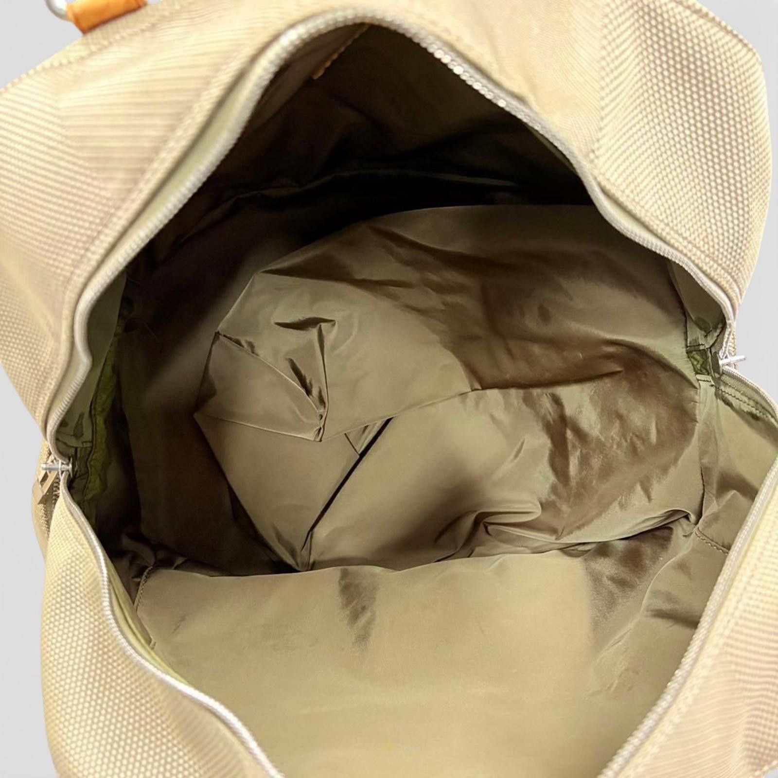 Louis Vuitton Louis Vuitton - Beige Canvas Tote Bag with Leather Trim Size ONE SIZE - 7 Thumbnail