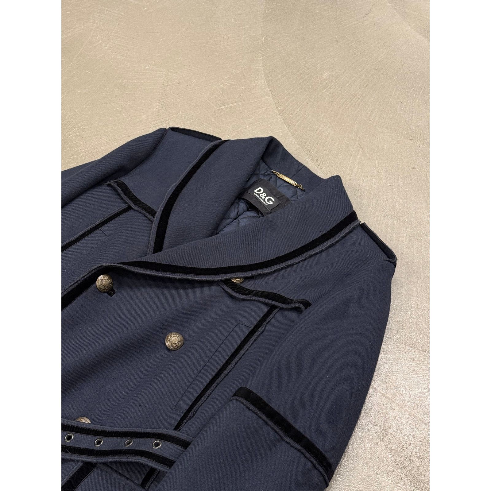 Dolce & Gabbana A/W2009 Dolce & Gabbana napoleon coat with velvet insert Size US M / EU 48-50 / 2 - 3 Thumbnail