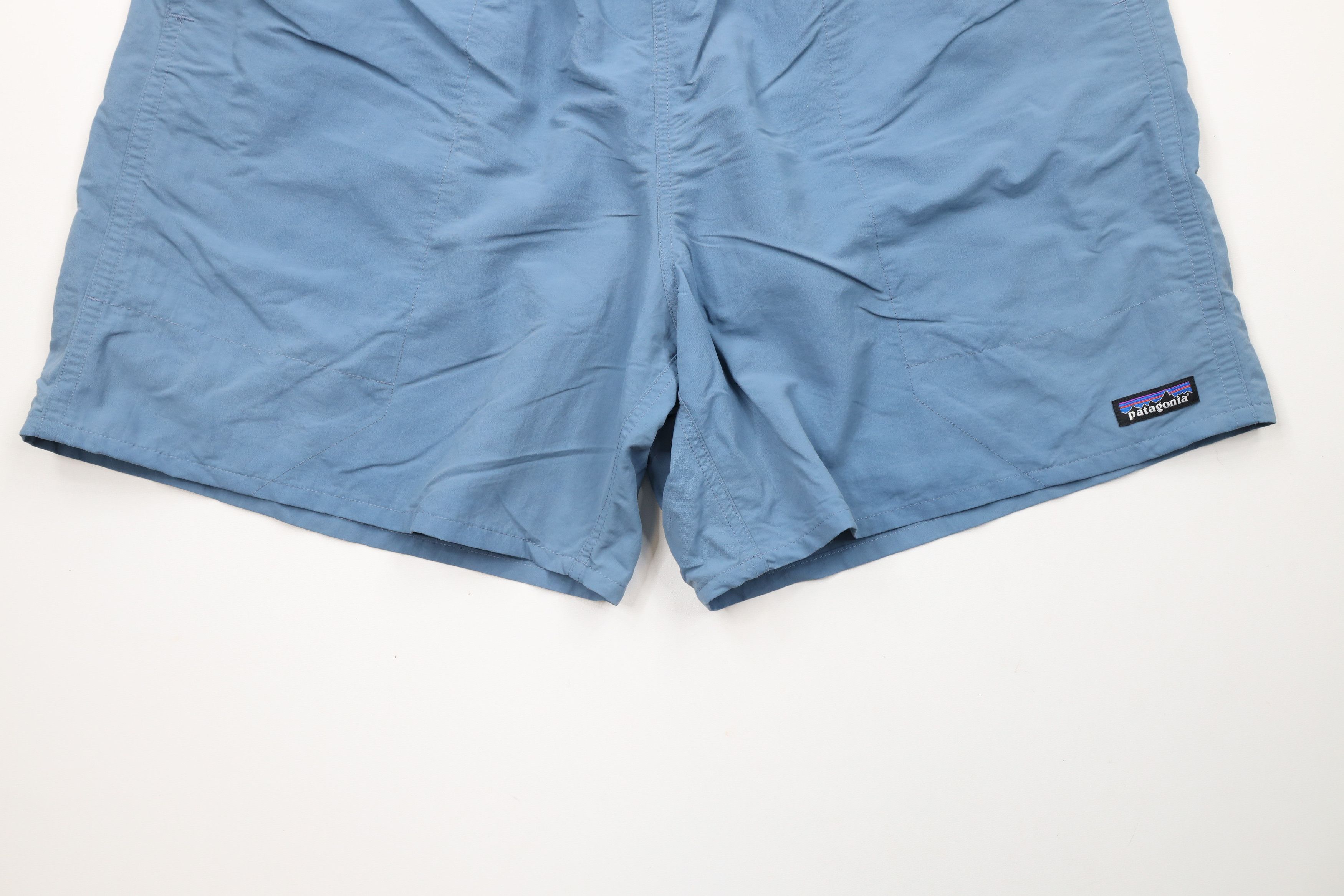 Patagonia × Vintage Patagonia Out Above Knee Lined Baggies Shorts Blue Nylon 7" Size US 38 / EU 54 - 4 Thumbnail