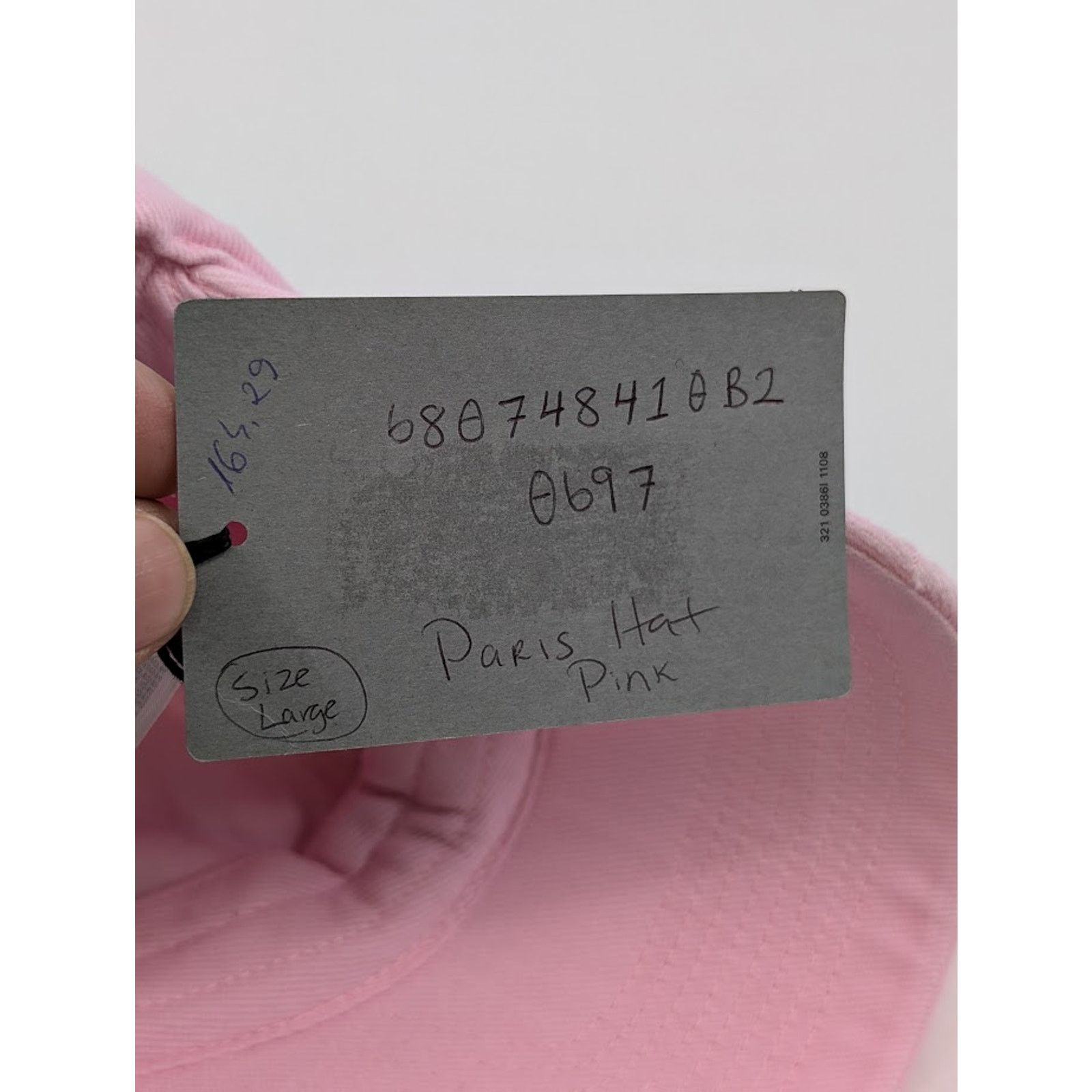 Balenciaga o1rshd1 Q:2 / Size: S / Paris Hat / Cap in Pink Size ONE SIZE - 18 Thumbnail