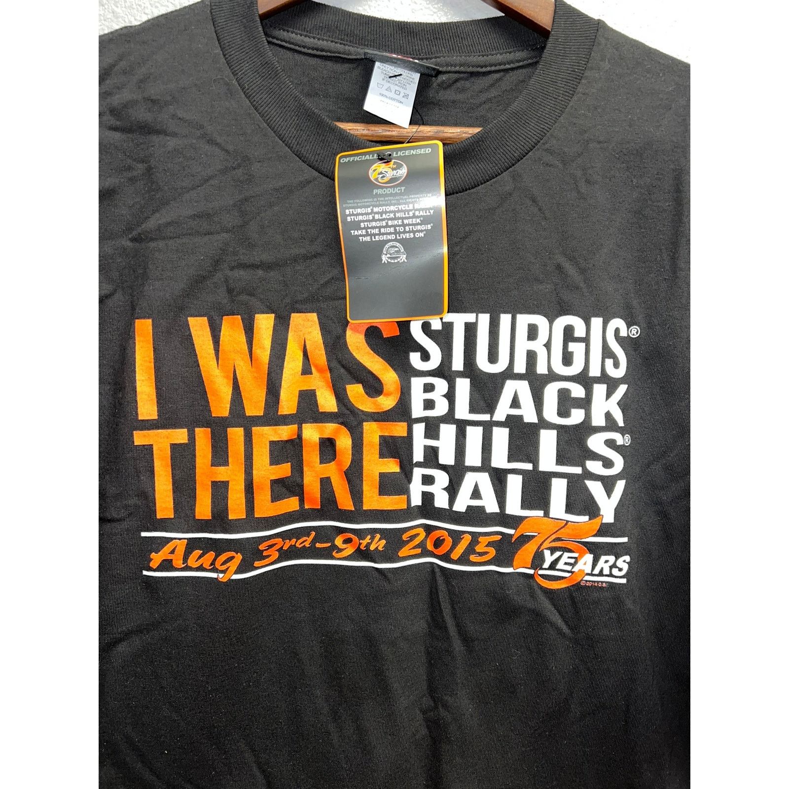Vintage Sturgis Black Hills Shirt Rally Hot Leathers NWT Shirt XL Size US XL / EU 56 / 4 - 2 Thumbnail