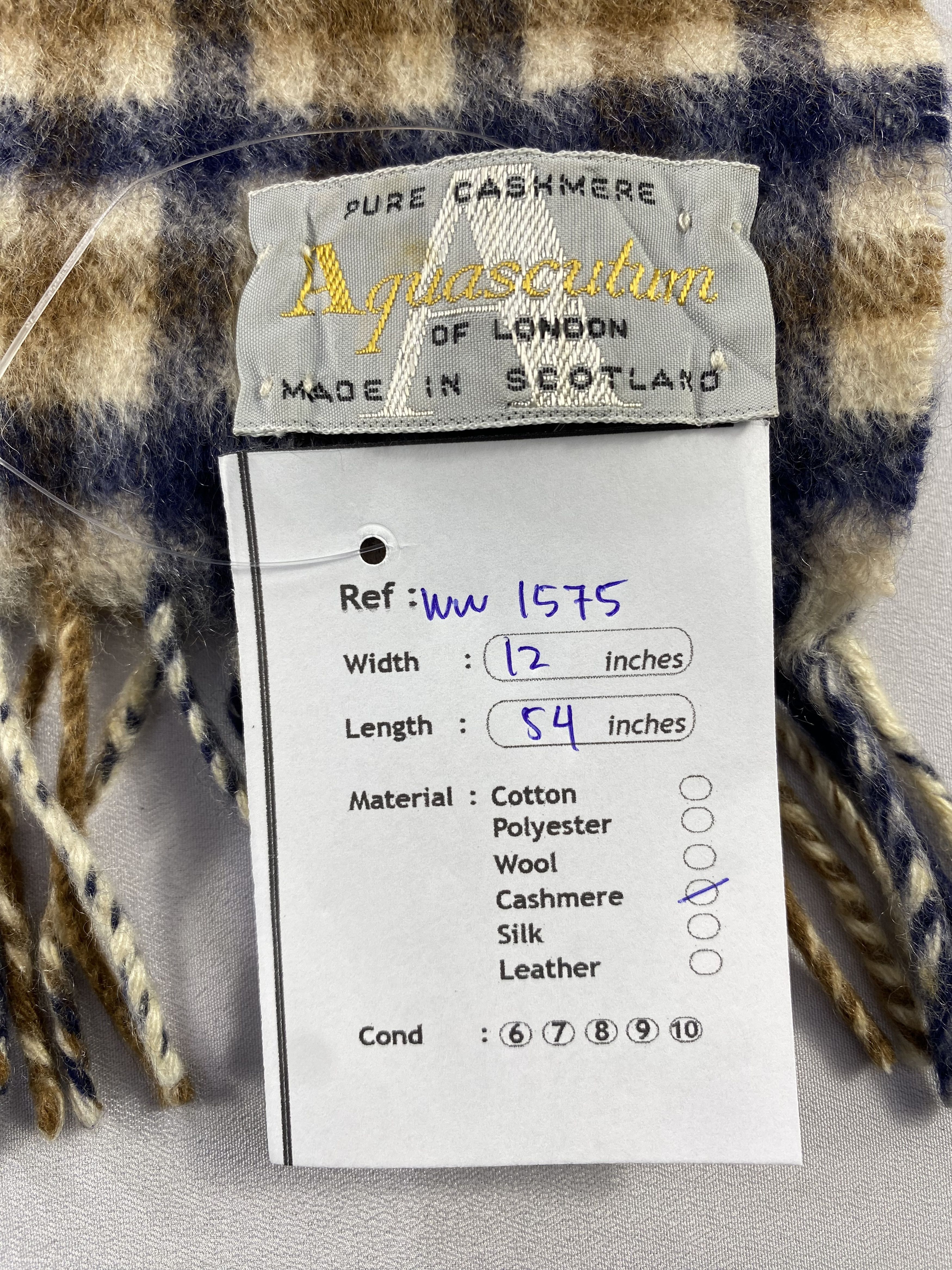 Aquascutum Aquascutum Scarf / Muffler / Neckwear - WW1575 Size ONE SIZE - 5 Thumbnail