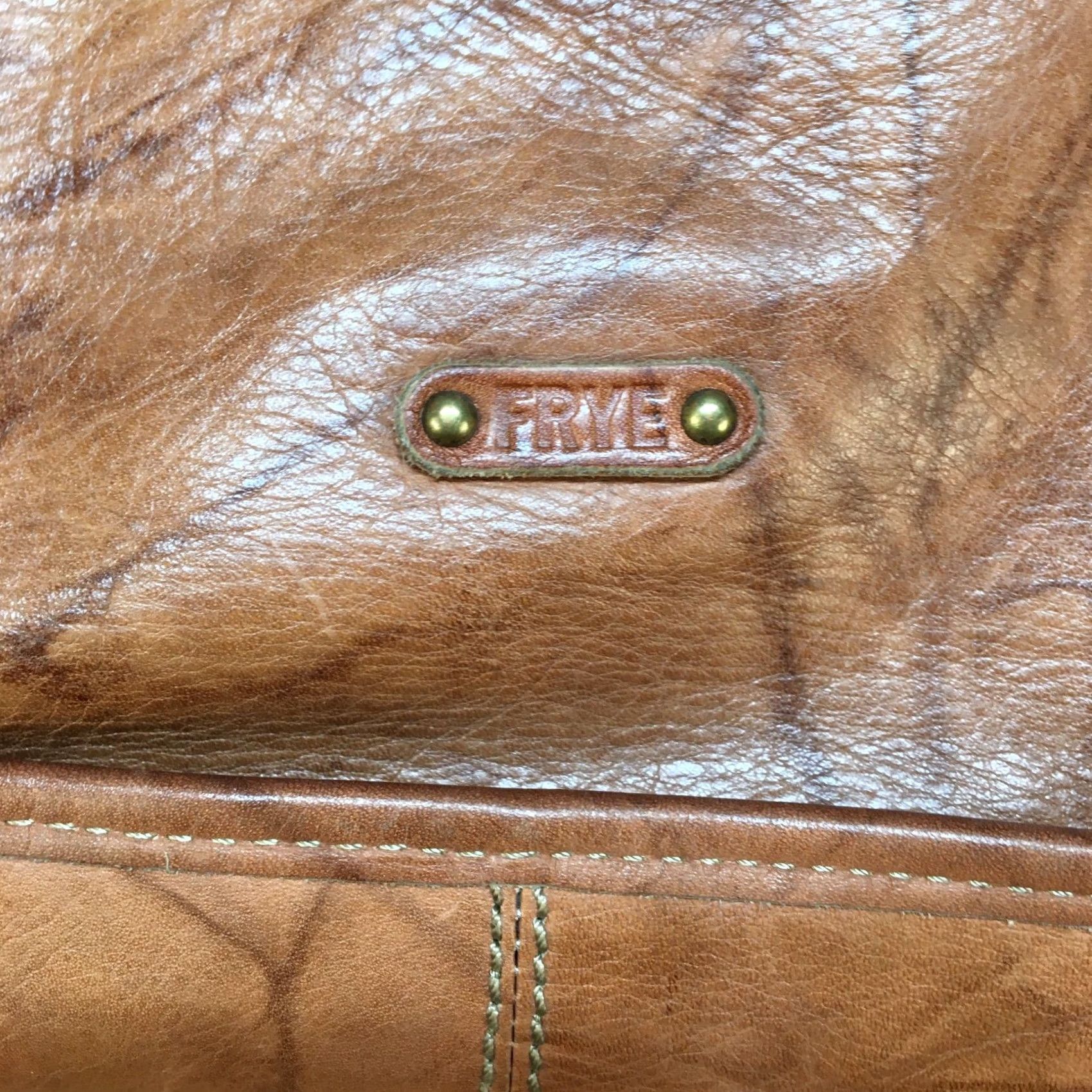 Frye Frye Madison North Crossbody Bag Brown Leather Small Women Adjustable Strap Vintage: No Size ONE SIZE - 5 Thumbnail