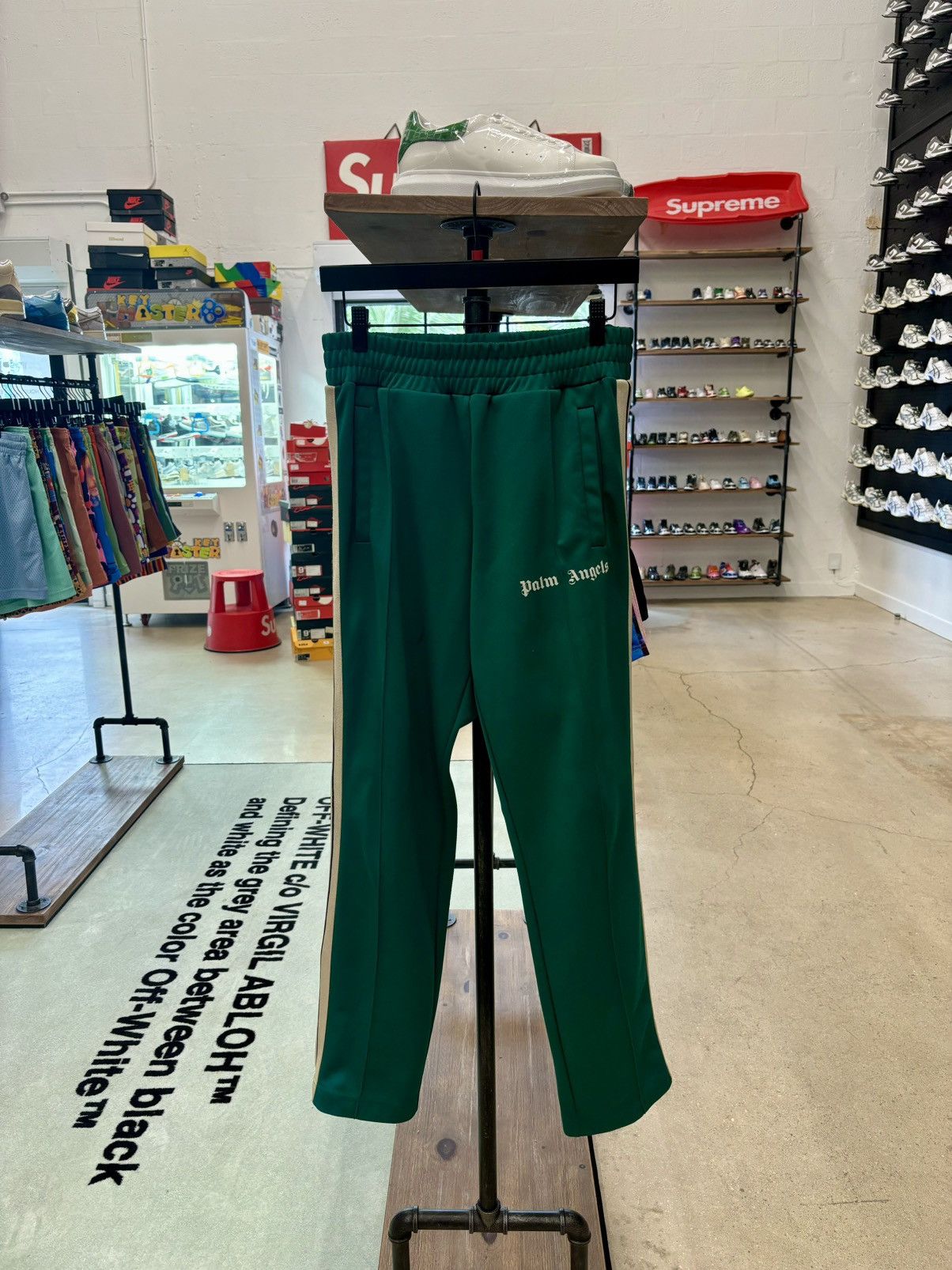 Palm Angels Palm Angels Green Track Pants - SIZE M | Grailed