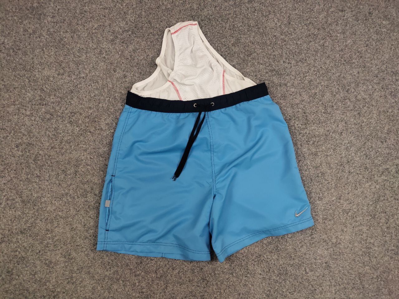 Nike Vintage 90's Nike swoosh Logo Light Casual Shorts Y2K Style Size US 34 / EU 50 - 11 Thumbnail