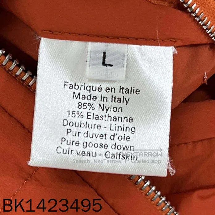 Hermes Hermes Classic Hermes orange down jacket Size L / US 10 / IT 46 - 6 Thumbnail