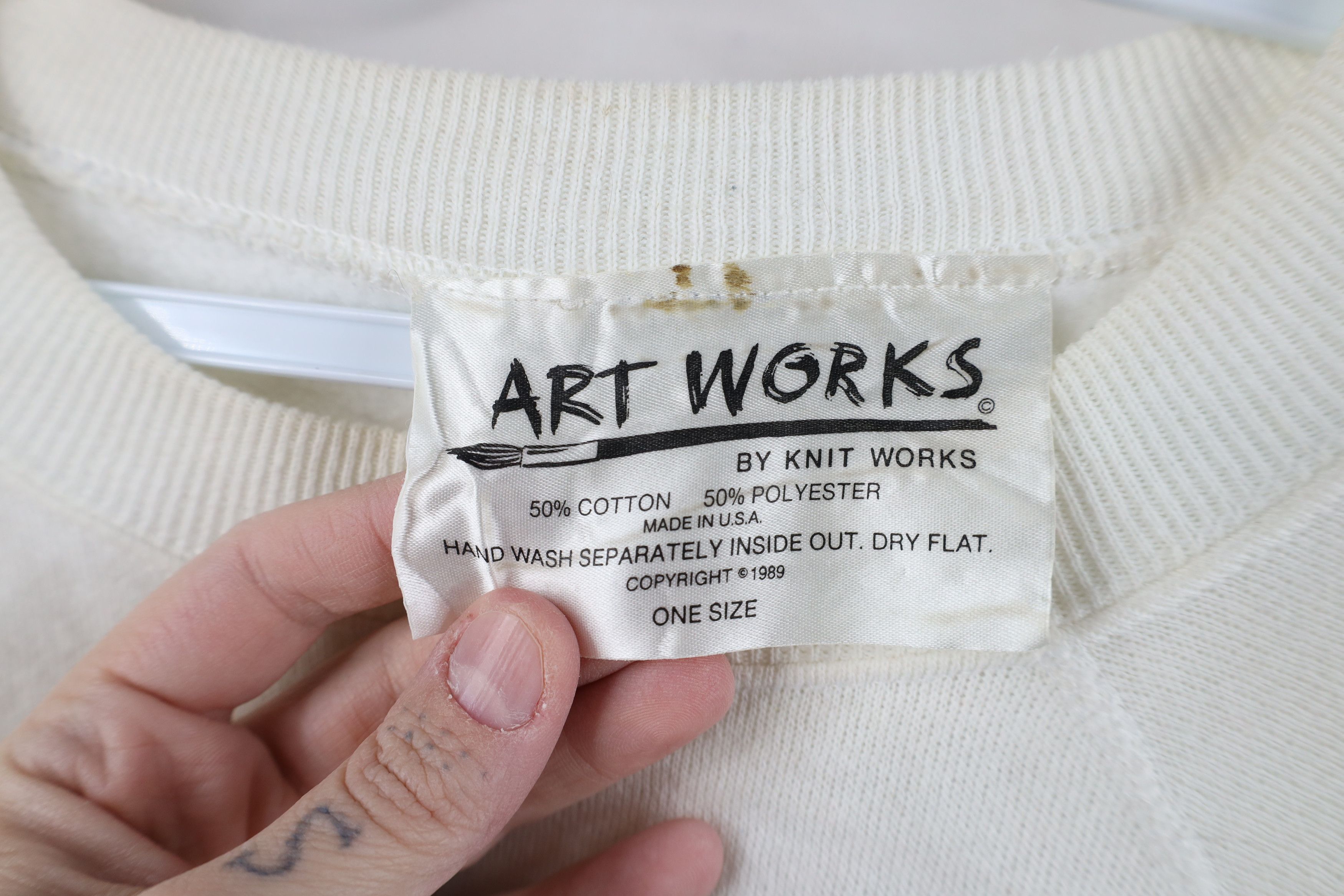 Vintage Vintage 80s Art Works Christmas Trinkets Sweatshirt USA Size ONE SIZE - 9 Thumbnail