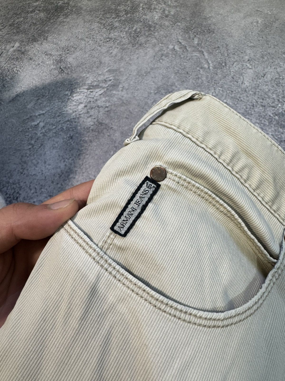 Armani × Vintage Vintage 90’s Armani Jeans Pants Size US 32 / EU 48 - 7 Thumbnail