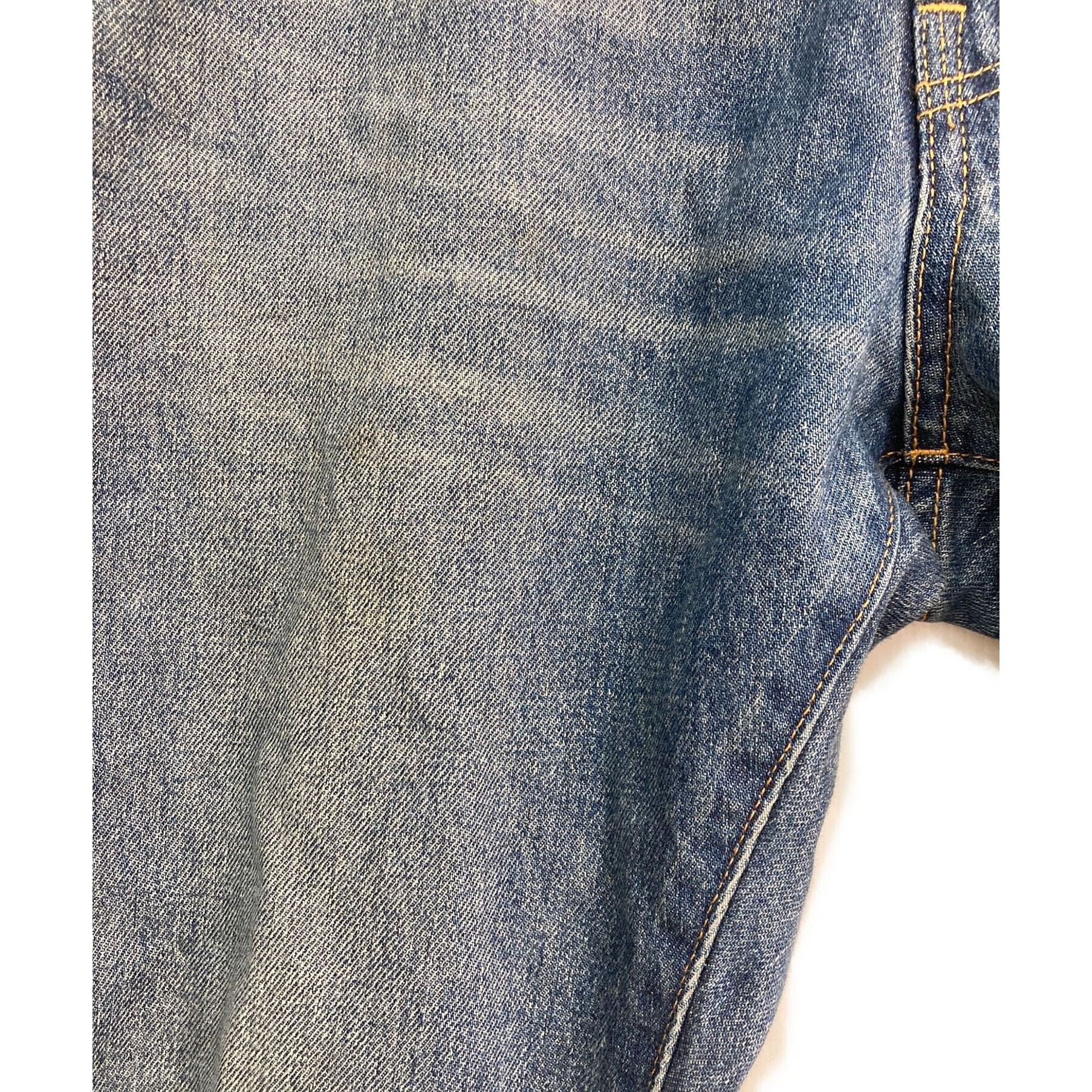 Bape A BATHING APE APE HEAD DENIM PANTS 001DPK201006M Indigo 2XL Size US 35 - 8 Thumbnail