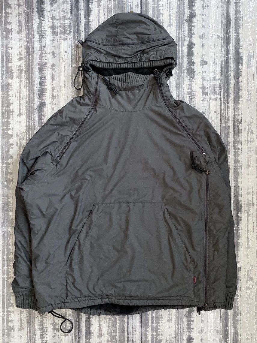 Schott Schott super rare graphite pure nylon padded hooded Size US XL / EU 56 / 4 - 1 Thumbnail