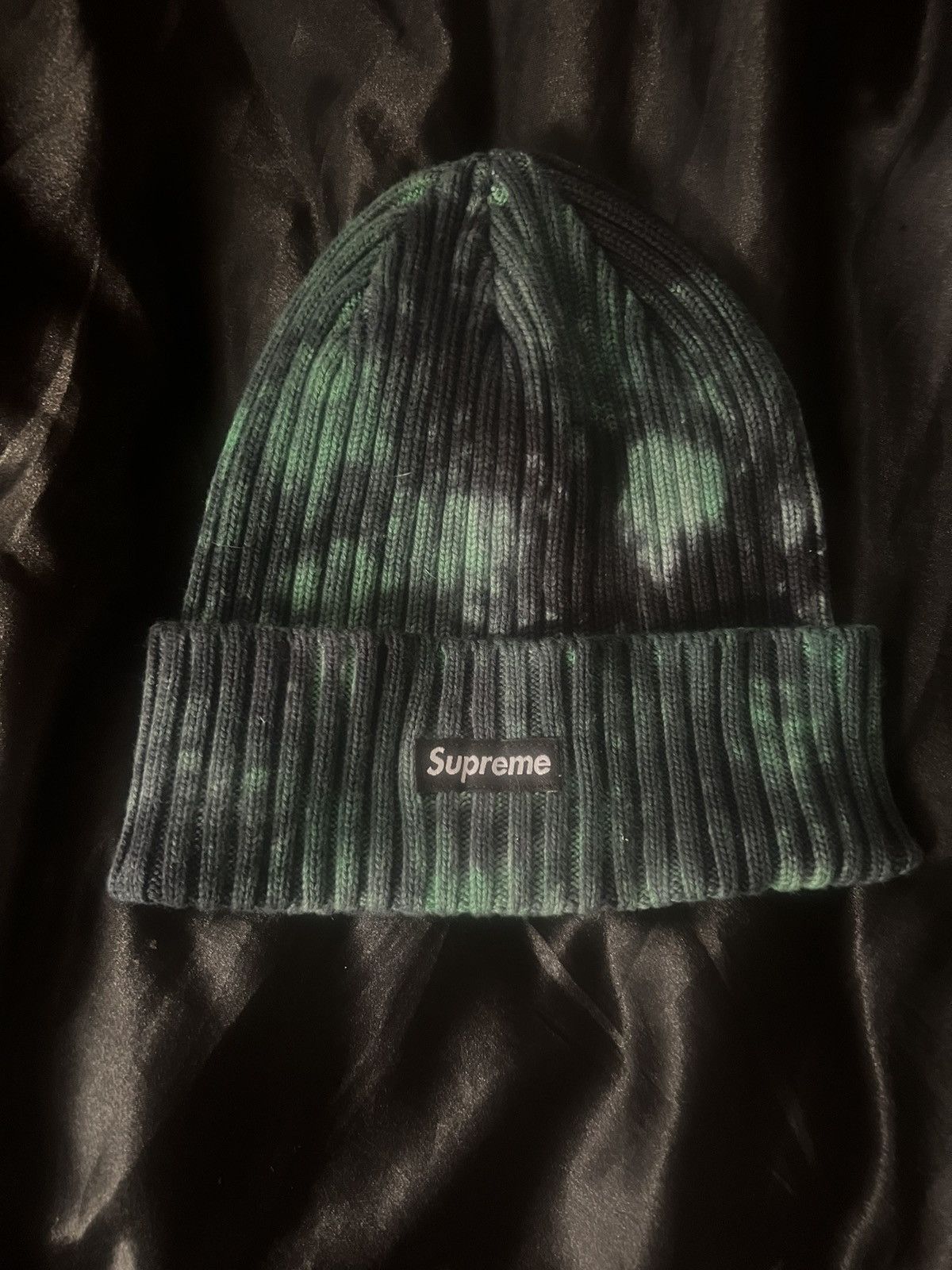 Supreme Overdyed Beanie Green | Grailed