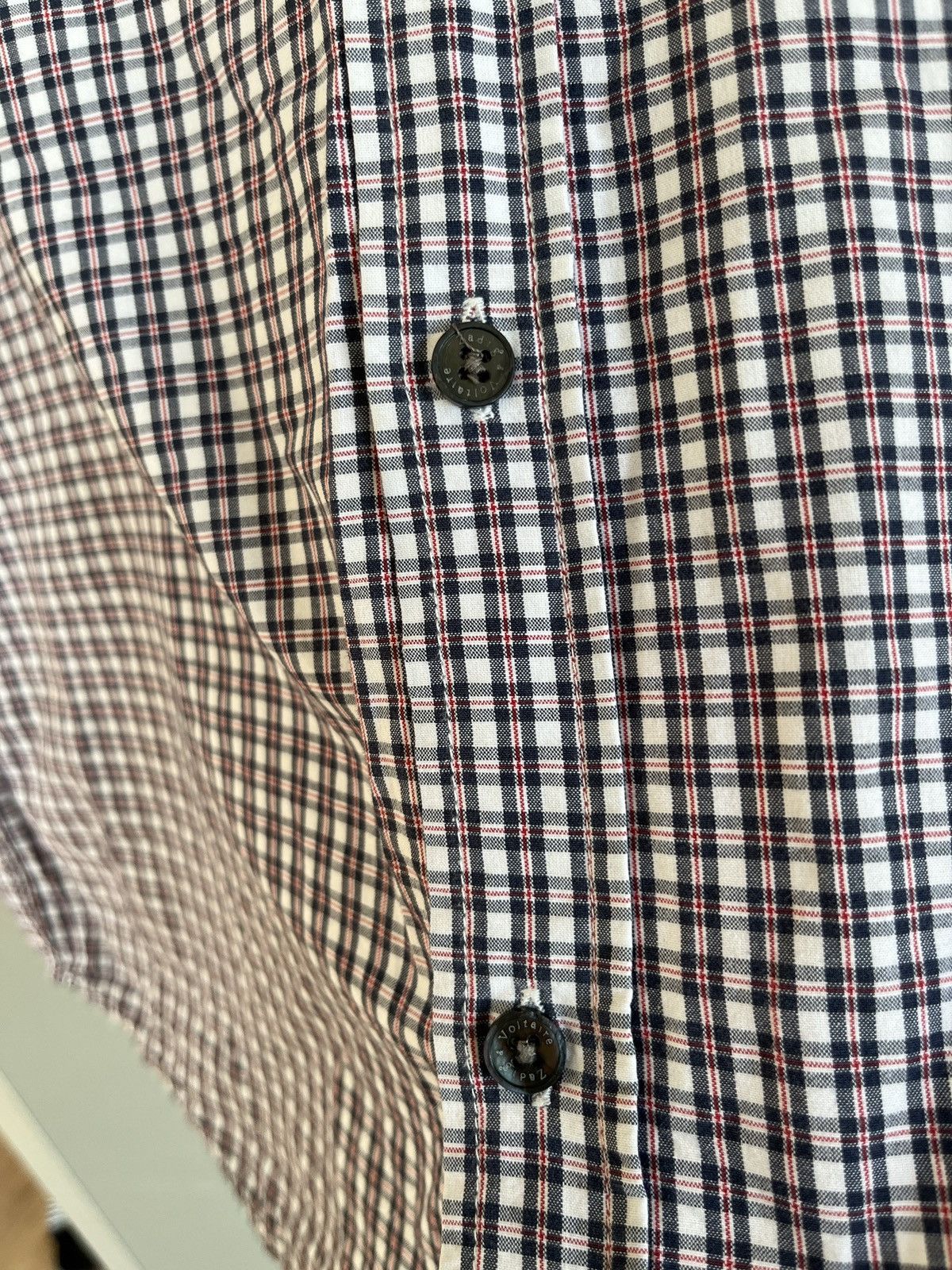 Zadig & Voltaire Zadig & Voltaire Check Plaid Oversized Shirt Size US M / EU 48-50 / 2 - 6 Thumbnail