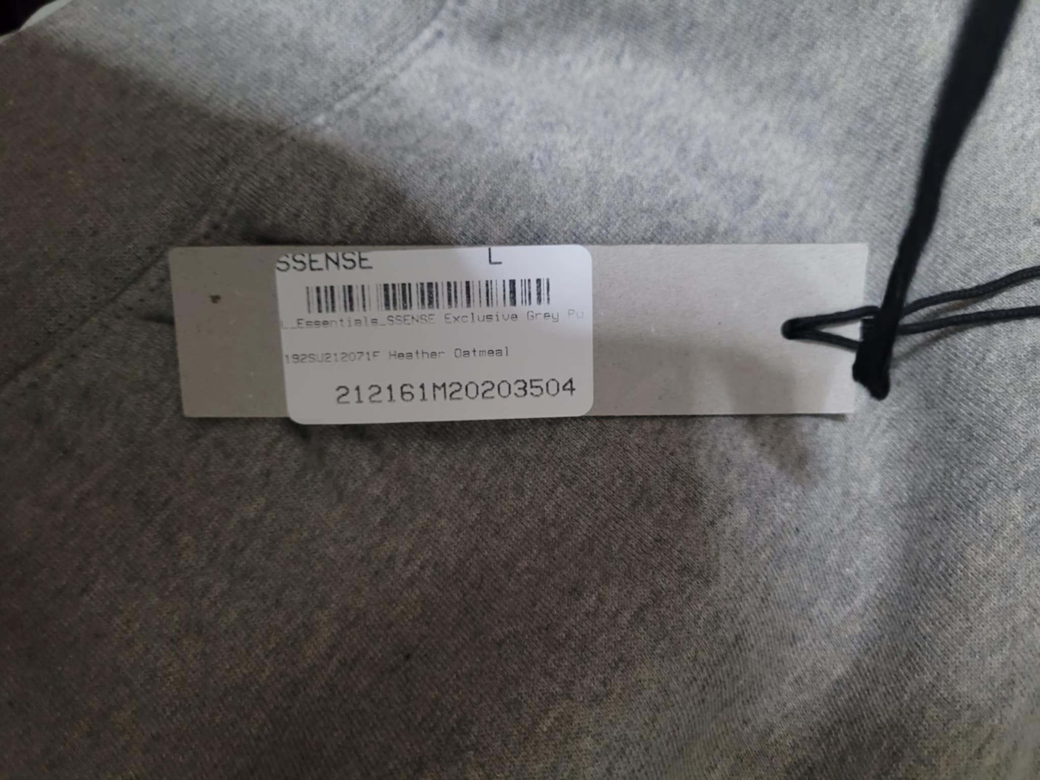 Fear of God sz L FOG Essentials Core Collection Pullover Heather Oatmeal Size US L / EU 52-54 / 3 - 11 Thumbnail