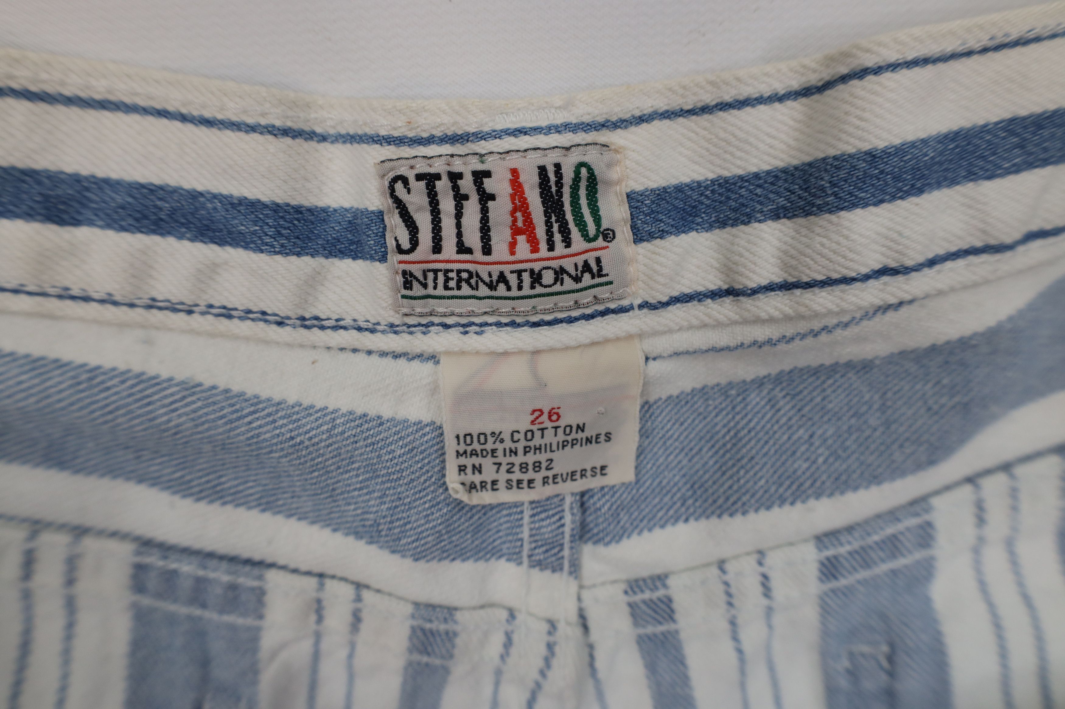 Vintage Deadstock Vintage 90s Streetwear Denim Jean Shorts Jorts Size 26" / US 2 / IT 38 - 10 Thumbnail