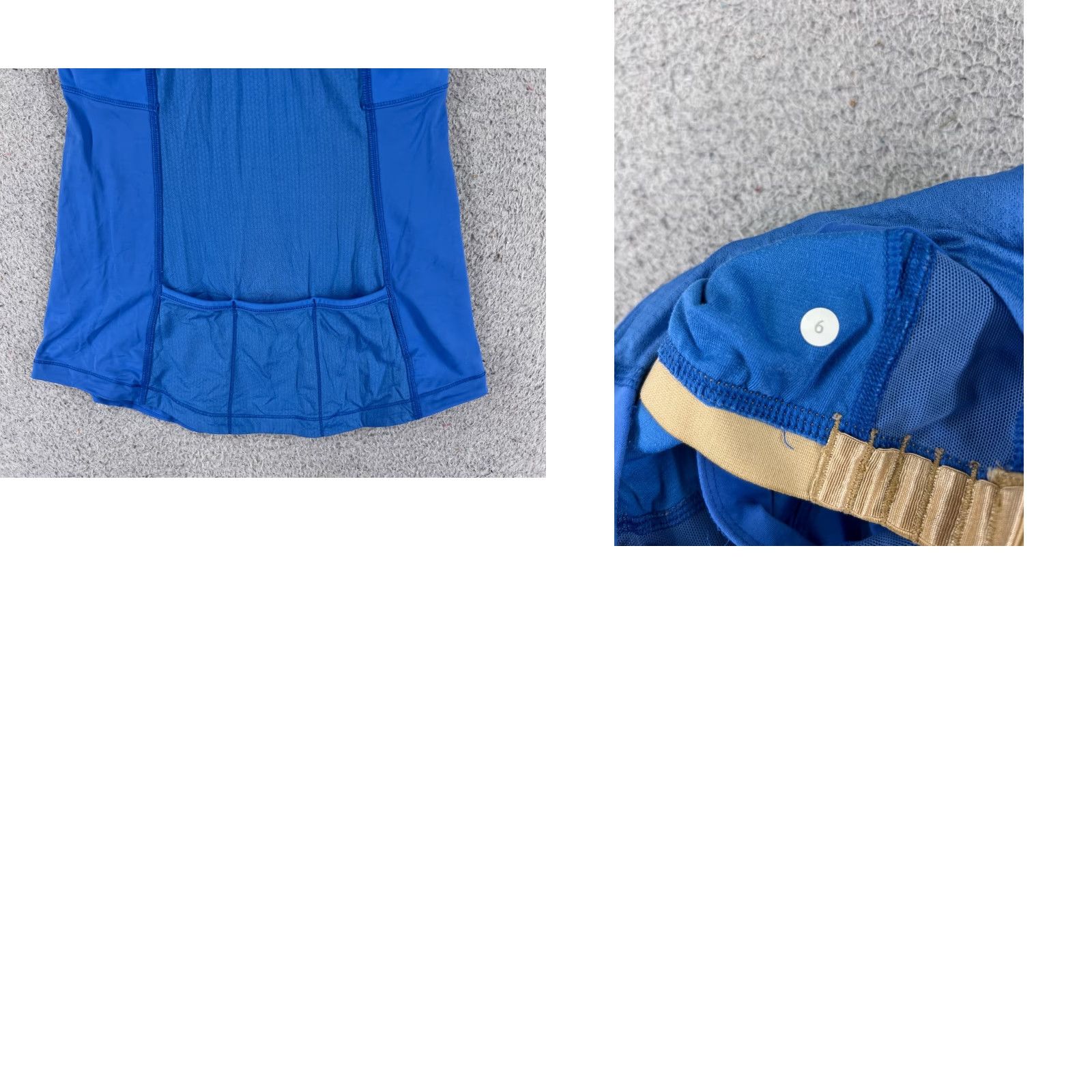 Lululemon Lululemon Shirt Women 6 Blue Zippy Run Tank Pockets Luxtreme Fabric Power Size M / US 6-8 / IT 42-44 - 9 Thumbnail