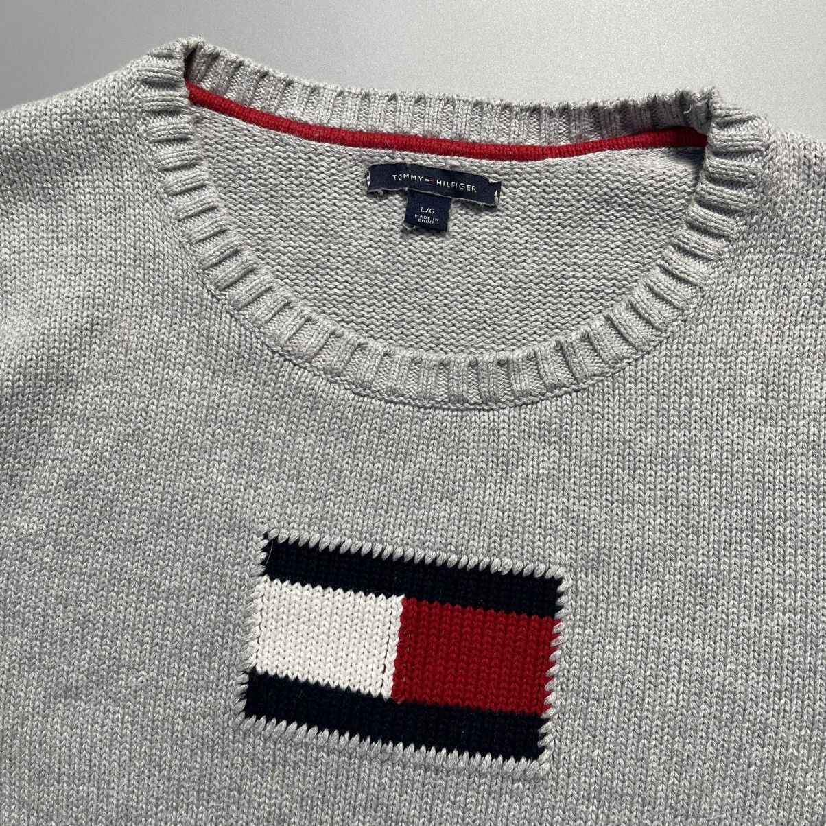 Tommy Hilfiger × Vintage TOMMY HILFIGER WOMEN’S CREW NECK PULLOVER SWEATER Size L / US 10 / IT 46 - 4 Thumbnail