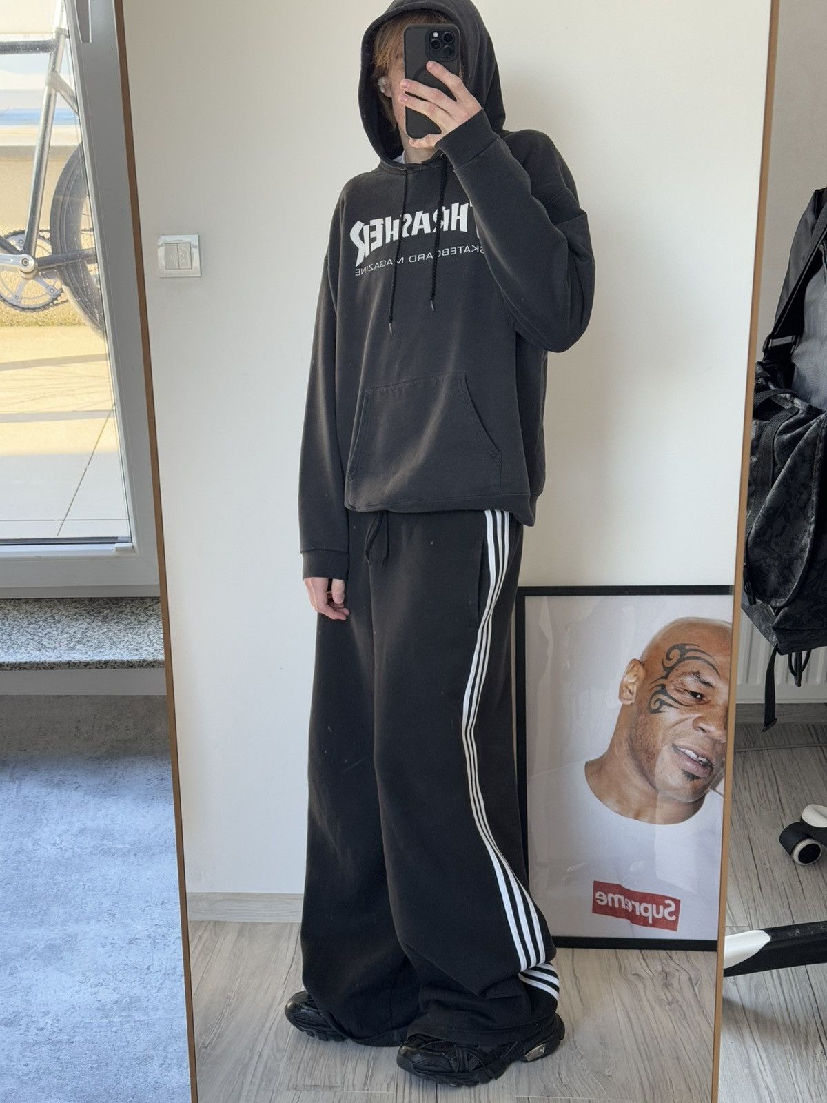 JNCO Vintage Thrasher Skate And Destroy Oversized Boxy Fit hoodie Size US M / EU 48-50 / 2 - 2 Thumbnail