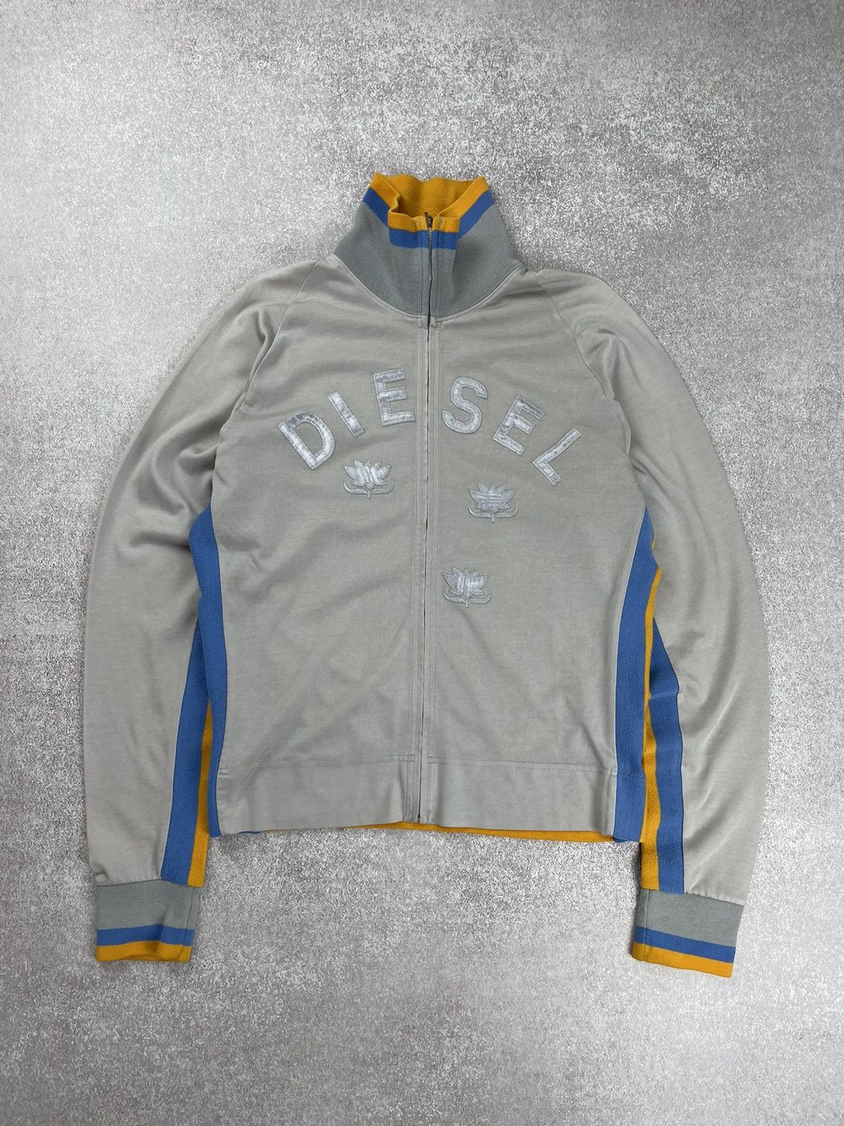 Diesel × Vintage Vintage Diesel Big Logo Track Jacket Slim Size US L / EU 52-54 / 3 - 1 Thumbnail