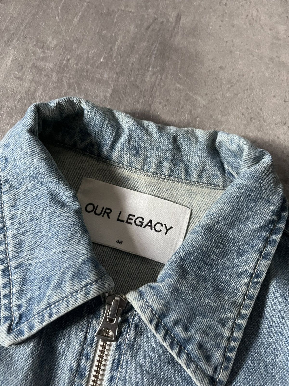 Our Legacy Our Legacy Light Denim jacket zip blue Size US S / EU 44-46 / 1 - 10 Thumbnail