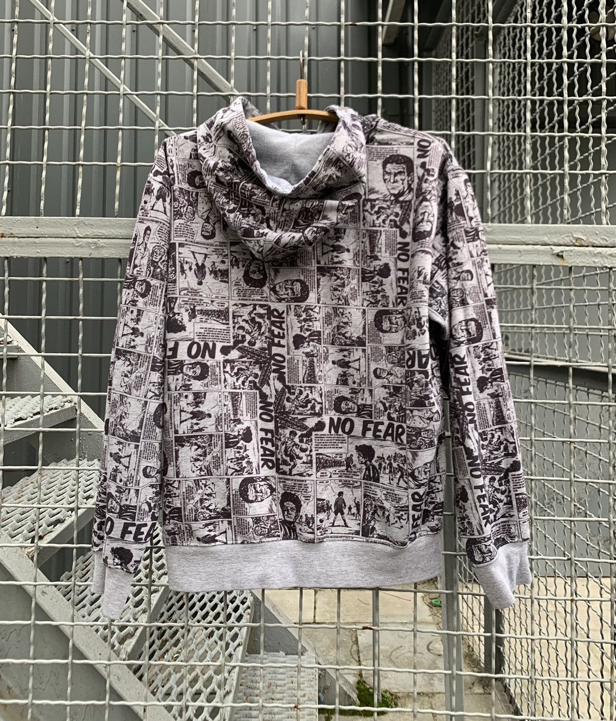 No Fear No Fear Vintage Printed Hoodie Comics Affliction style Y2k Size US XL / EU 56 / 4 - 2 Thumbnail