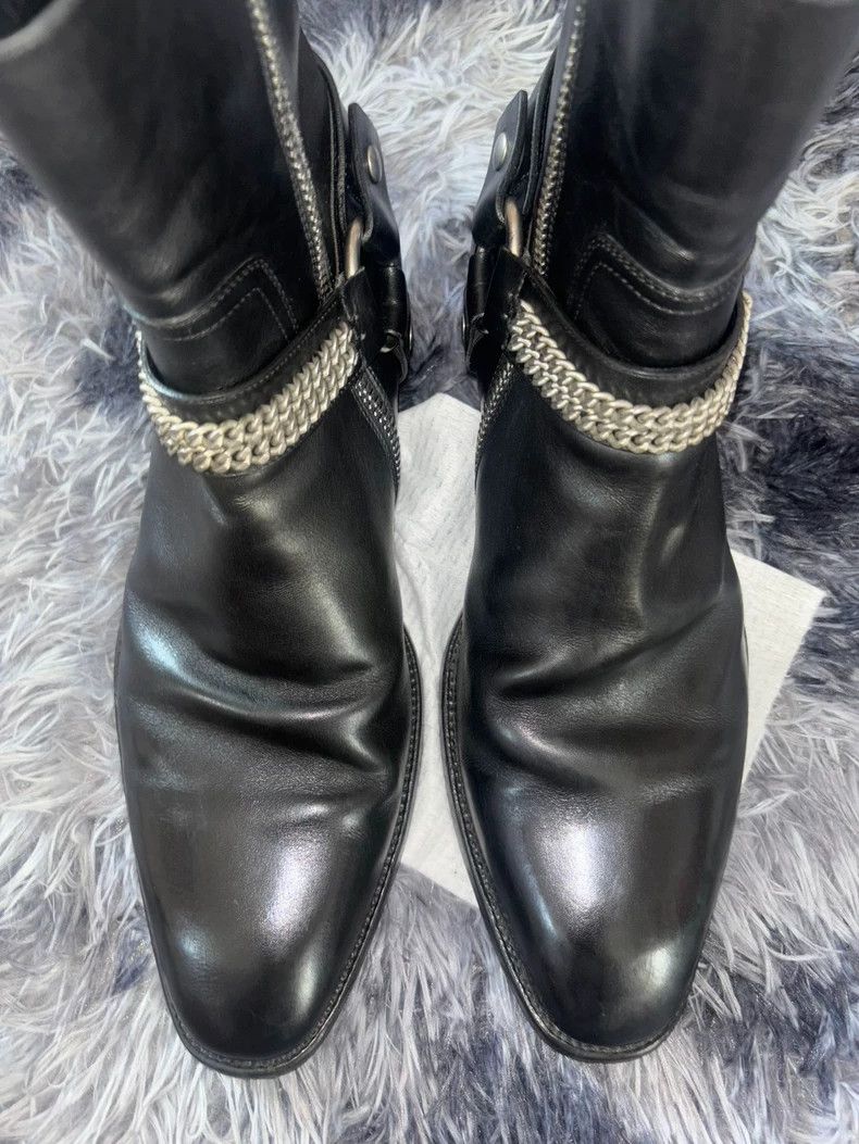 Saint Laurent Paris Saint laurent paris 13 SS chain boots 2506-Nextarrow Size US 7 / EU 40 - 5 Thumbnail
