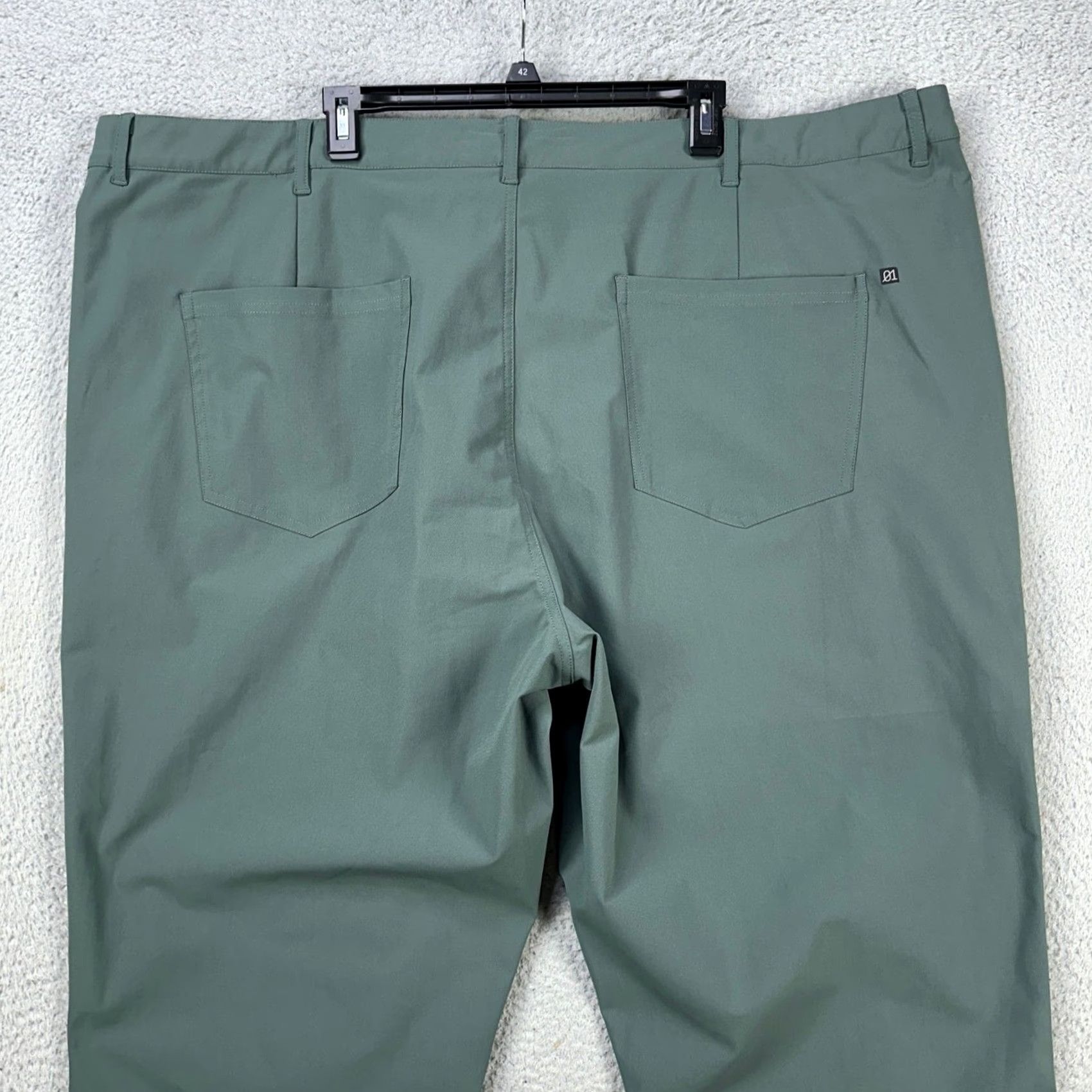 Vintage 01.Algo Mens Chino Golf Pants 44 Green Performance Pocket Straight Leg NEW Size US 44 / EU 60 - 2 Thumbnail