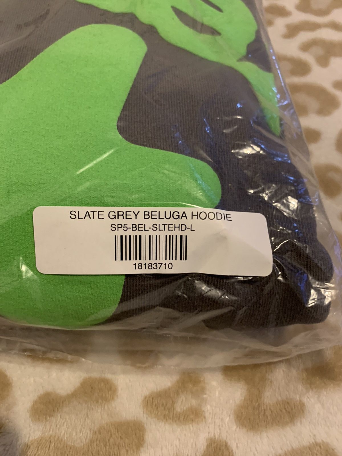 Sp5der Spider Worldwide SP5DER Slate Grey Beluga Hoodie Size US L / EU 52-54 / 3 - 3 Thumbnail