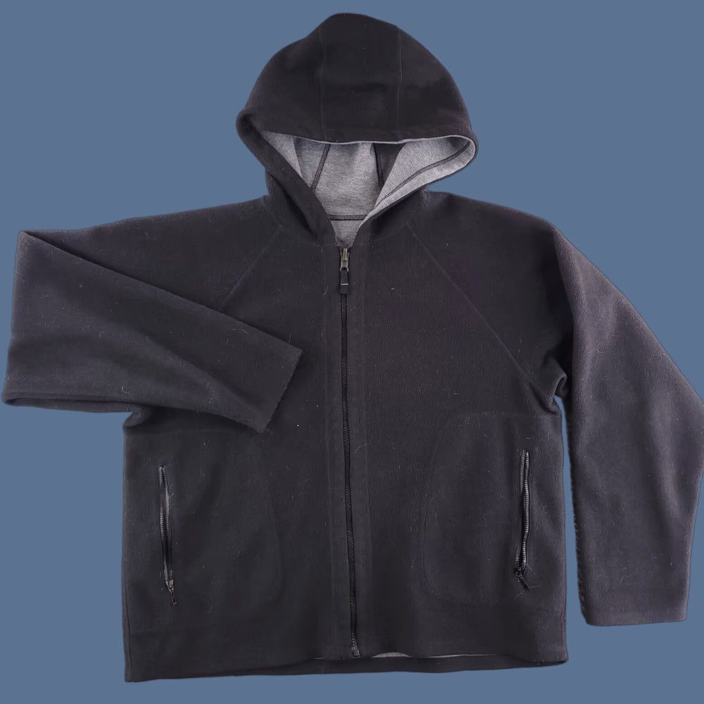 Eddie Bauer Eddie Bauer Fleece Hoodie Womens Large Black Polyester Full Zip Warm Layer Hoodie Womens Large Black Polyester Fleece Eddie Bauer Full Zip Size L / US 10 / IT 46 - 1 Thumbnail