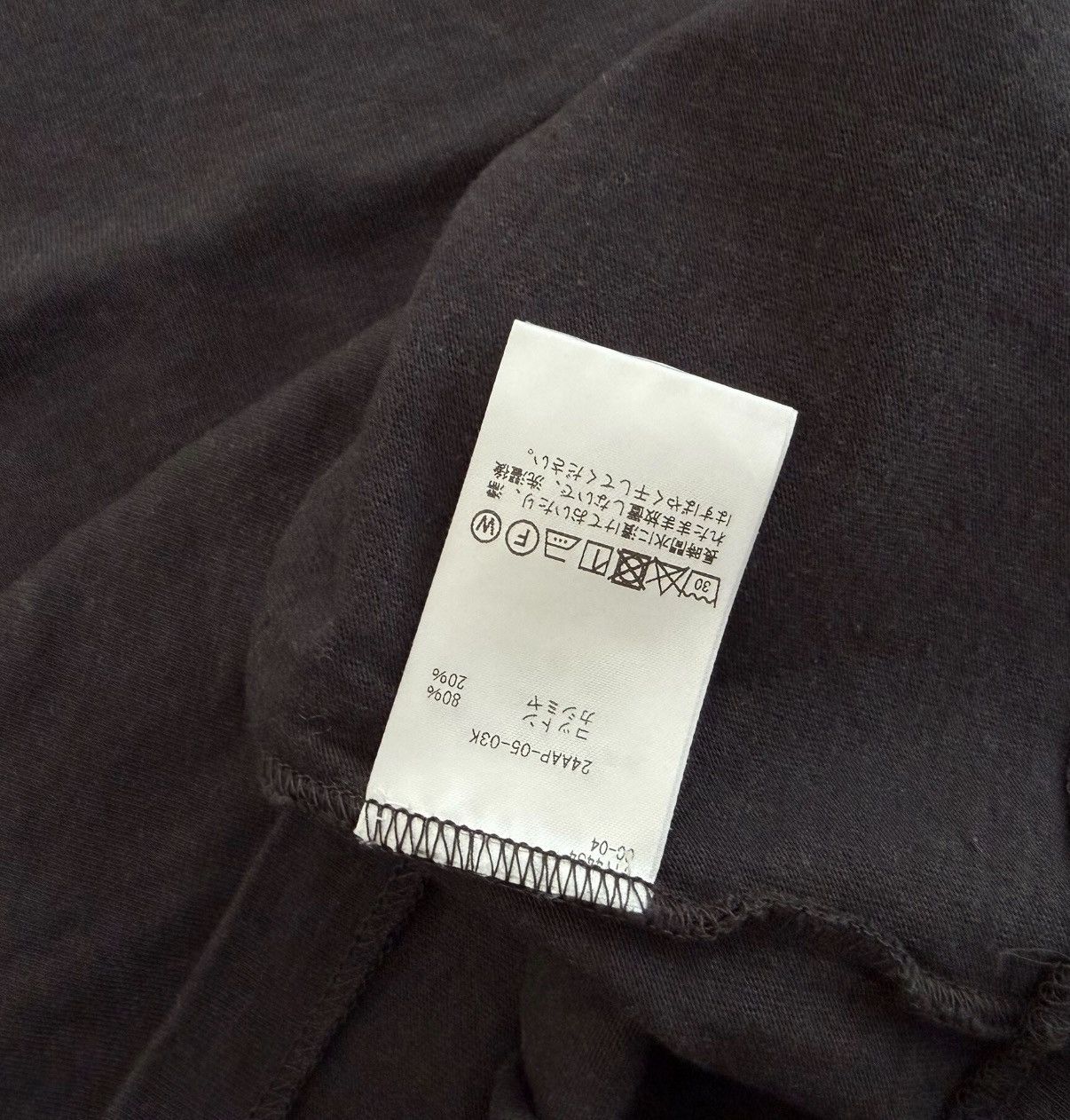 A.PRESSE A.PRESSE CASHMERE BLEND S/S TEE Size US S / EU 44-46 / 1 - 4 Thumbnail