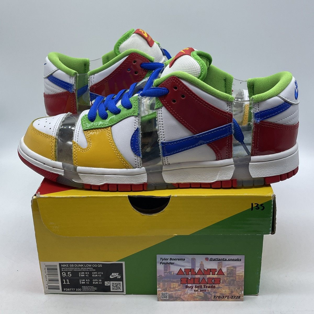 Nike Dunk low SB sandy bodeker Size US 9.5 / EU 42-43 - 1 Thumbnail