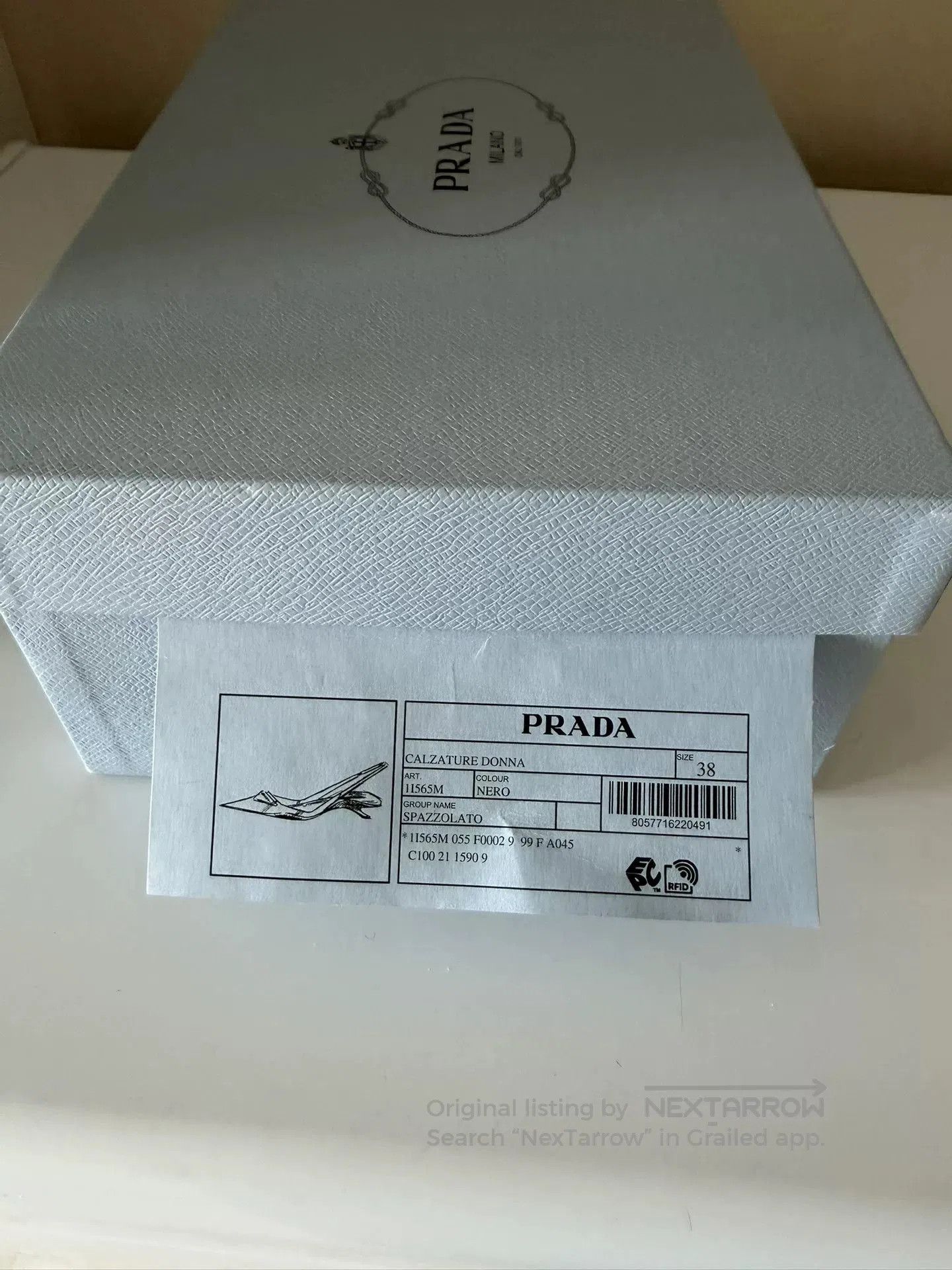 Prada Prada Triangle Logo Black Kitten Heel Sandals. Size US 7 / IT 37 - 8 Thumbnail