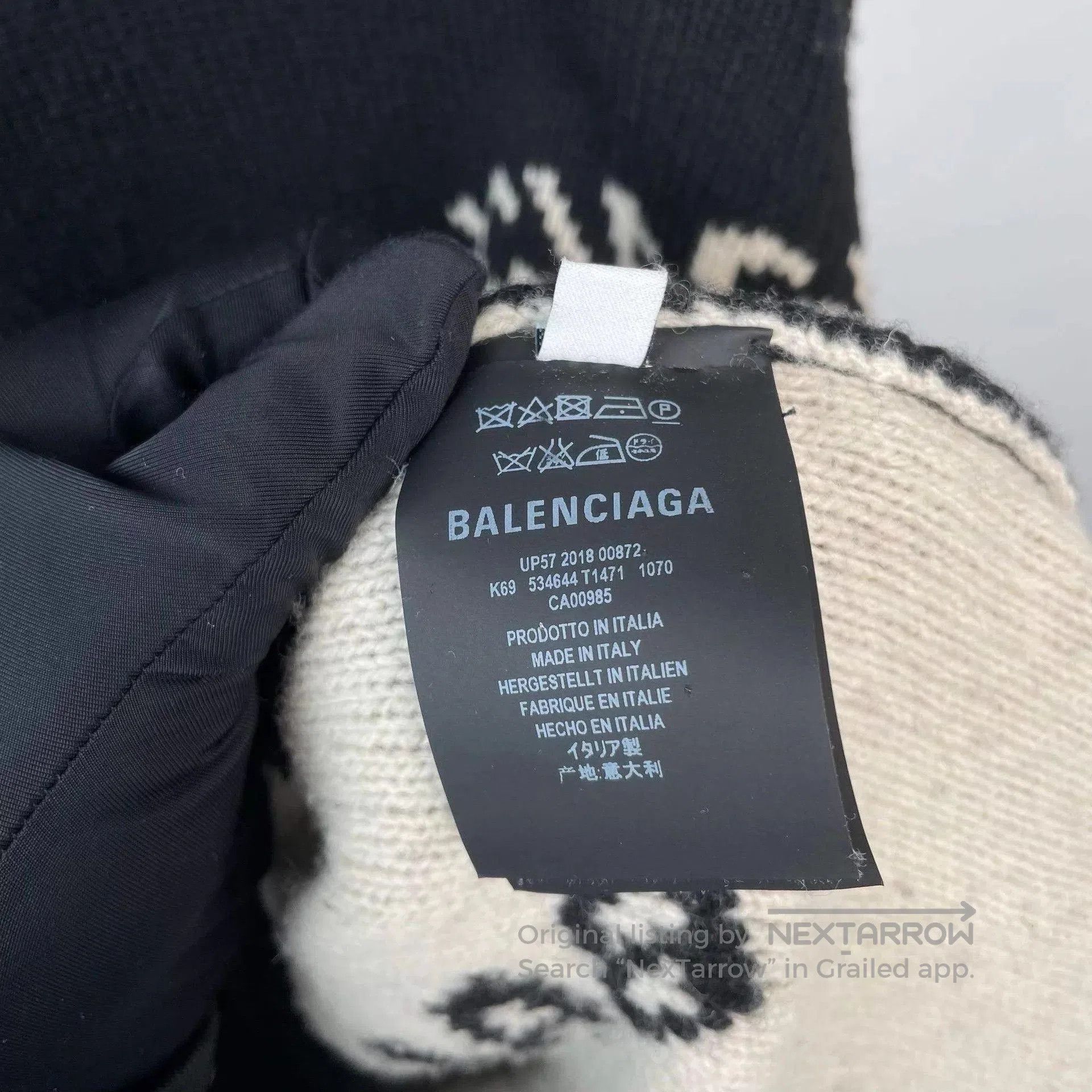 Balenciaga Black High Neck Half-Zip Sweater XS. Size US XS / EU 42 / 0 - 9 Thumbnail