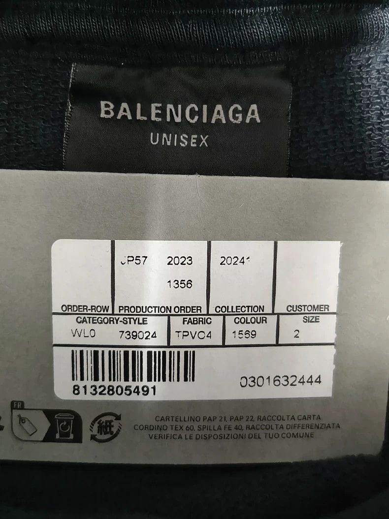 Balenciaga Balenciaga 24fw Dragon Pattern Flame Metal Hoodie-2506 Size US M / EU 48-50 / 2 - 4 Thumbnail