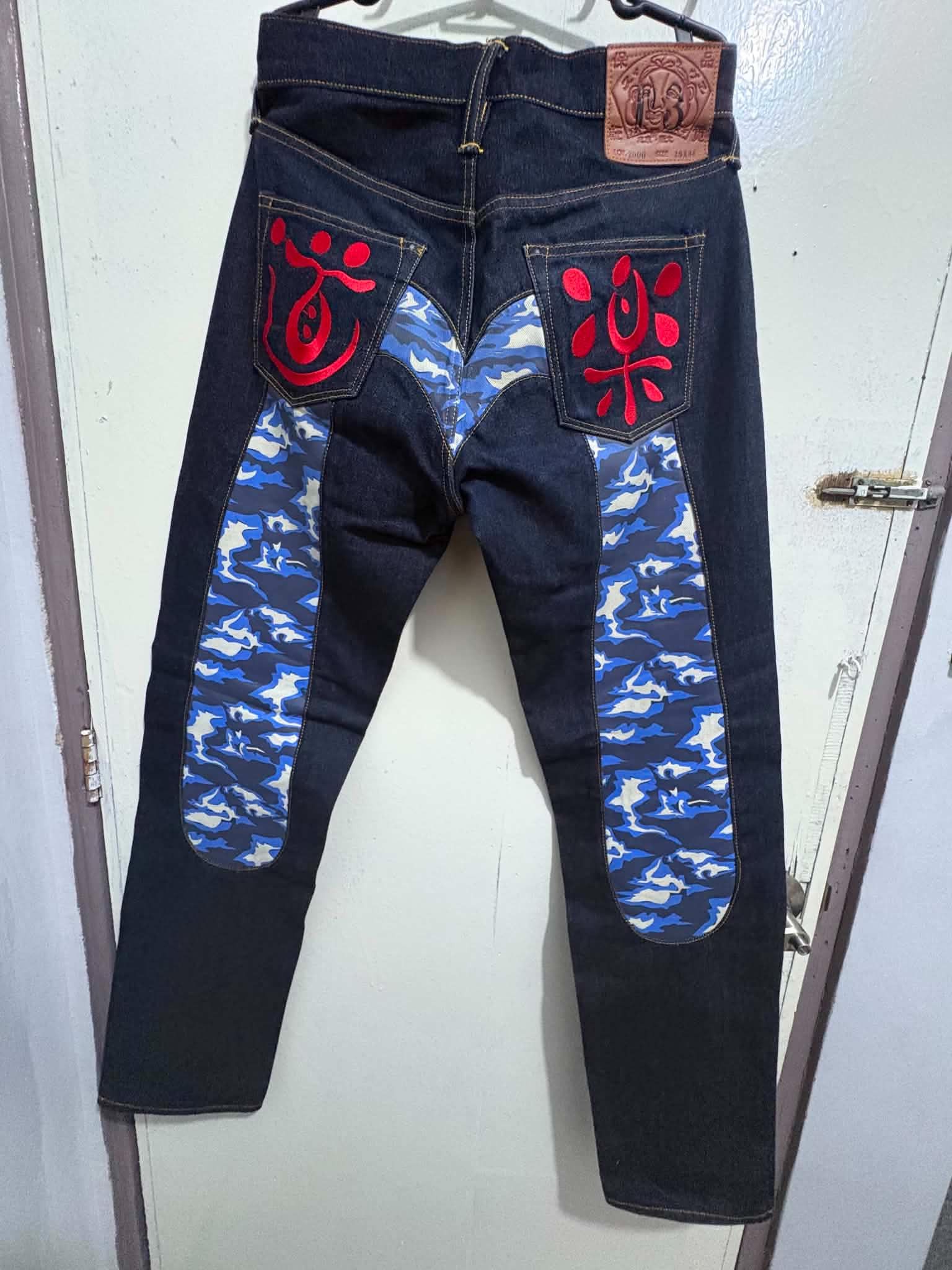 Evisu × Palace Palace x Evisu Denim Jean Camo | Grailed