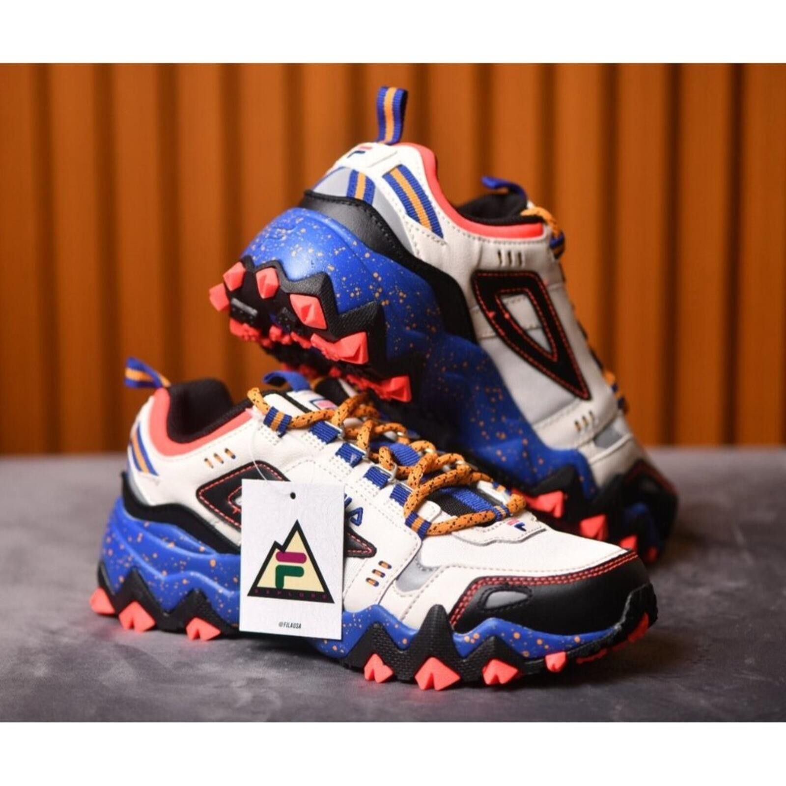 Fila Fila Oakmont TR | Silver Birch Mazarine | 5JM00949-117 Size US 6.5 / IT 36.5 - 9 Thumbnail
