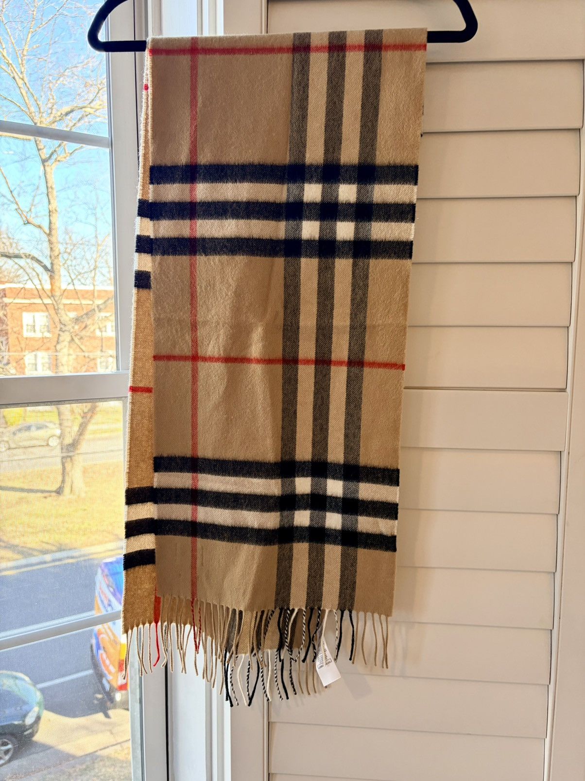 Burberry Burberry Classic Check Scarf Iconic Archive Beige Unisex Size ONE SIZE - 2 Thumbnail
