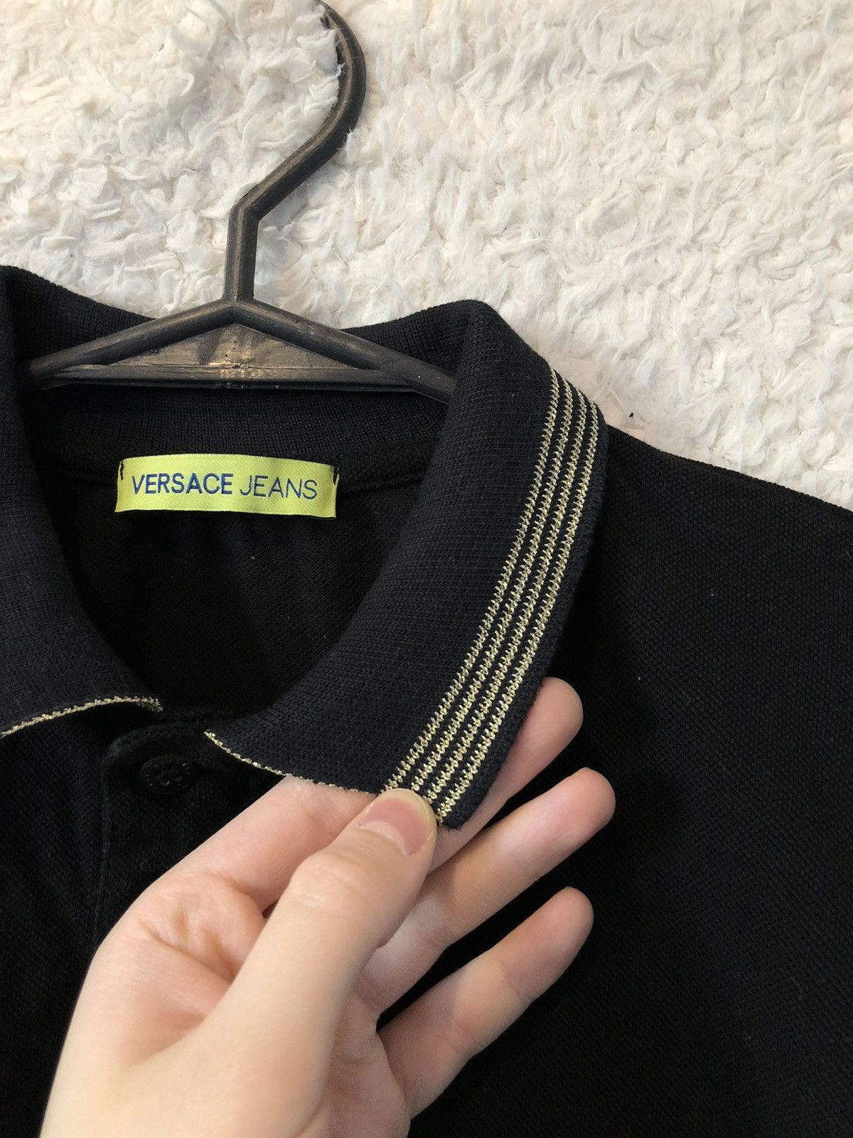 Versace Longsleeve Versace Jeans Logo Black Size US M / EU 48-50 / 2 - 3 Thumbnail