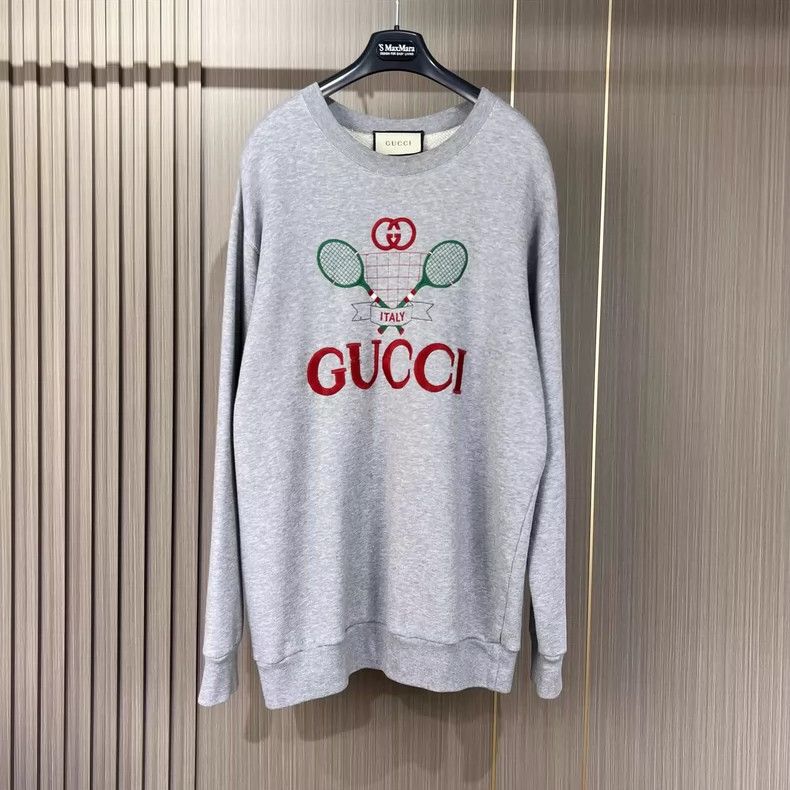 Gucci Gucci Embroidered tennis racket letter sweatshirt 2504-Next Size US L / EU 52-54 / 3 - 1 Thumbnail