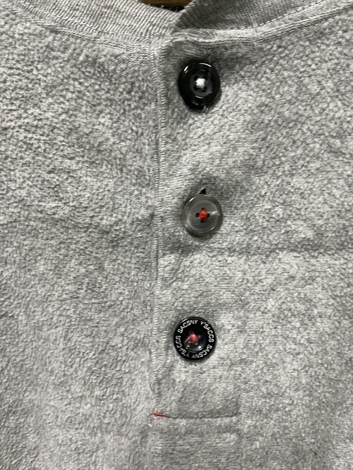 Designer Sacsny Y’Saccs Long Sleeve Henley Shirt By Yohji Yamamoto Size US L / EU 52-54 / 3 - 3 Thumbnail